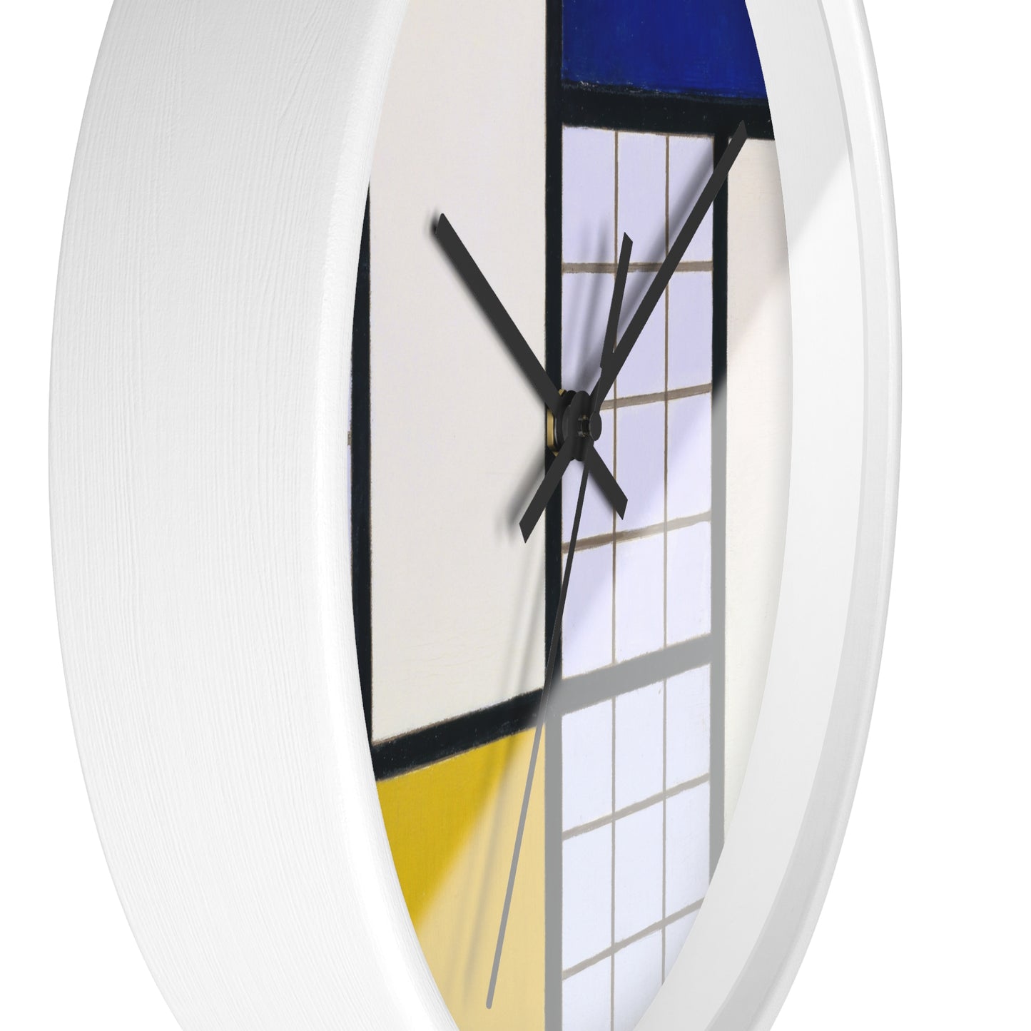 THEO VAN DOESBURG - COMPOSITION IN HALF-TONES - WOODEN ART WALL CLOCK