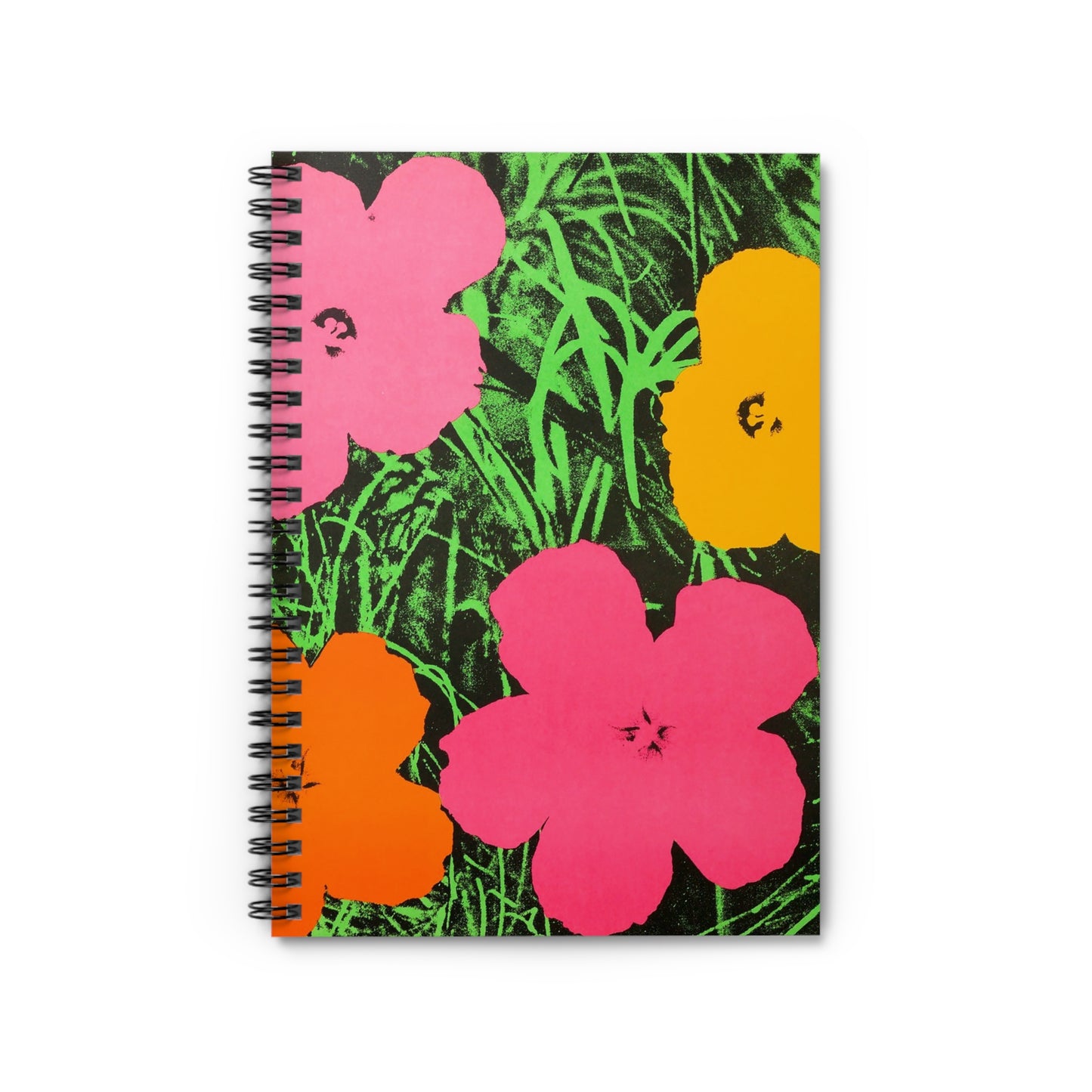 ANDY WARHOL - FLOWERS - SPIRAL ART NOTEBOOK 