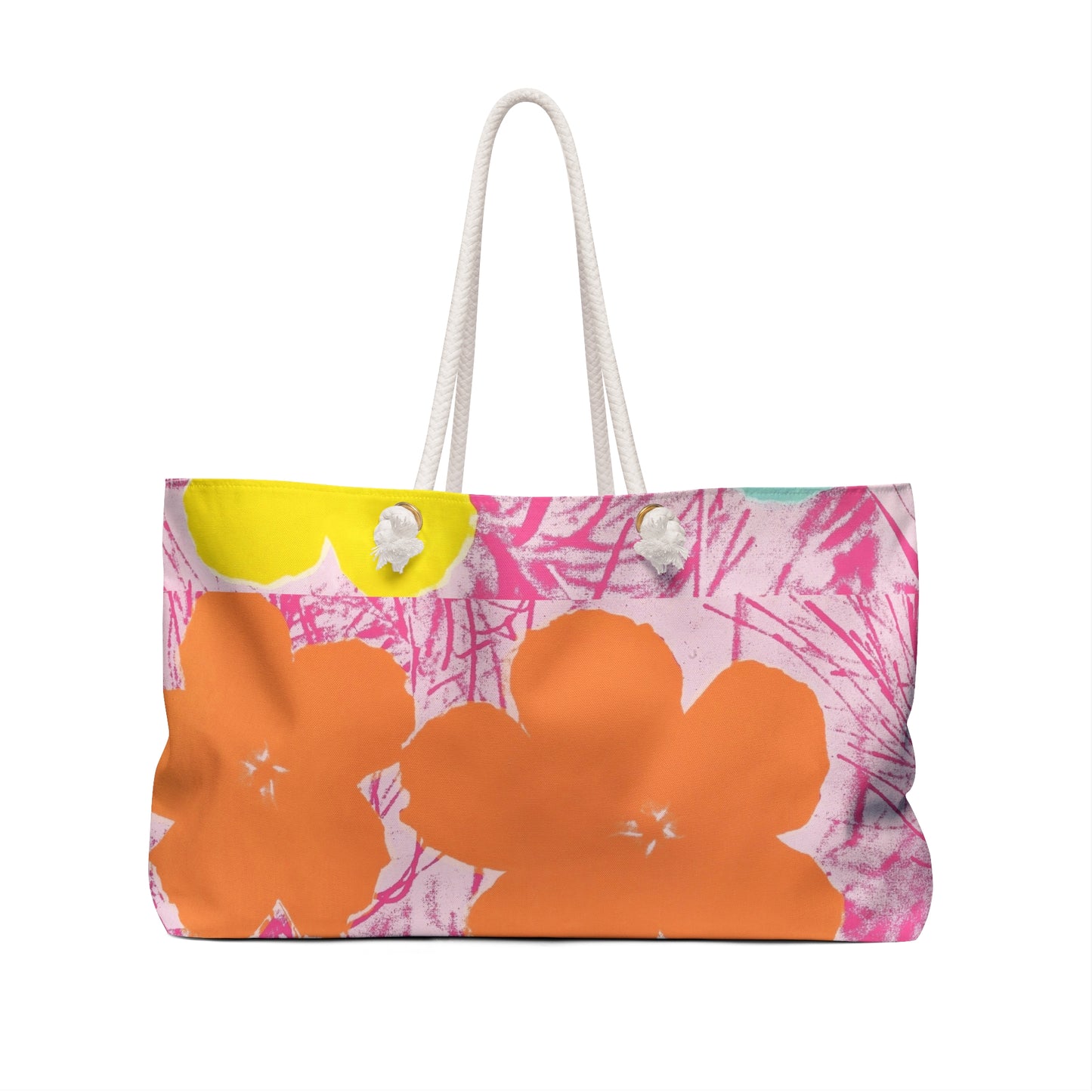 ANDY WARHOL - FLOWERS - WEEKENDER TOTE BAG - AWESOME!