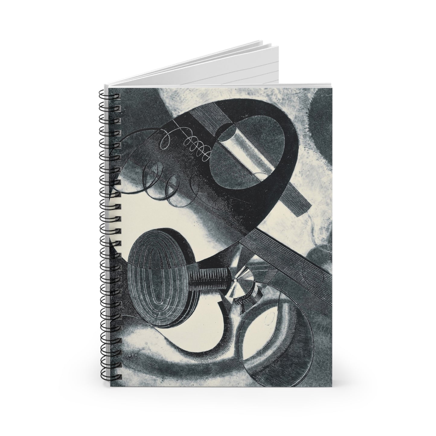 KAROL HILLER - HELIOGRAPHIC COMPOSITION (XXIX) - SPIRAL NOTEBOOK