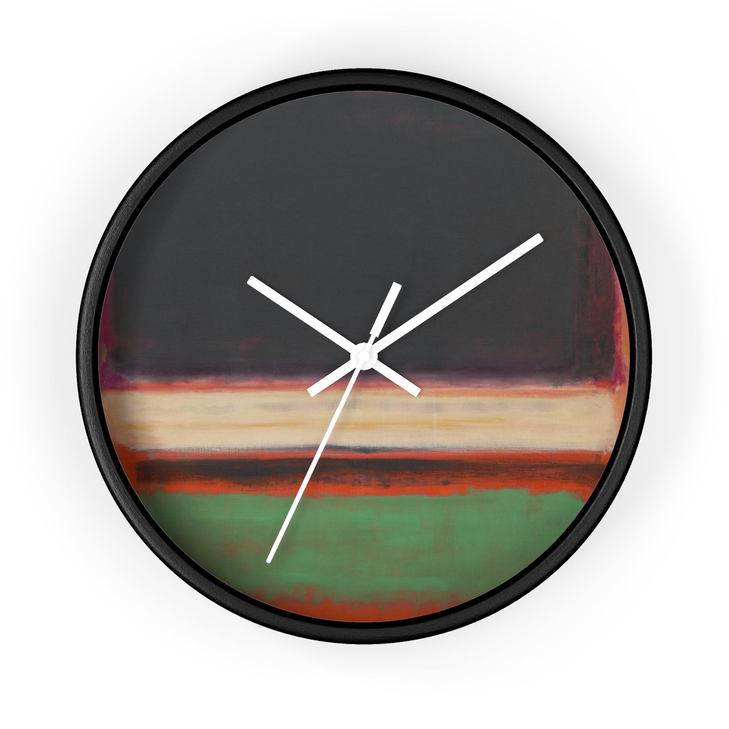 MARK ROTHKO - ABSTRACT - WOODEN WALL ART CLOCK 