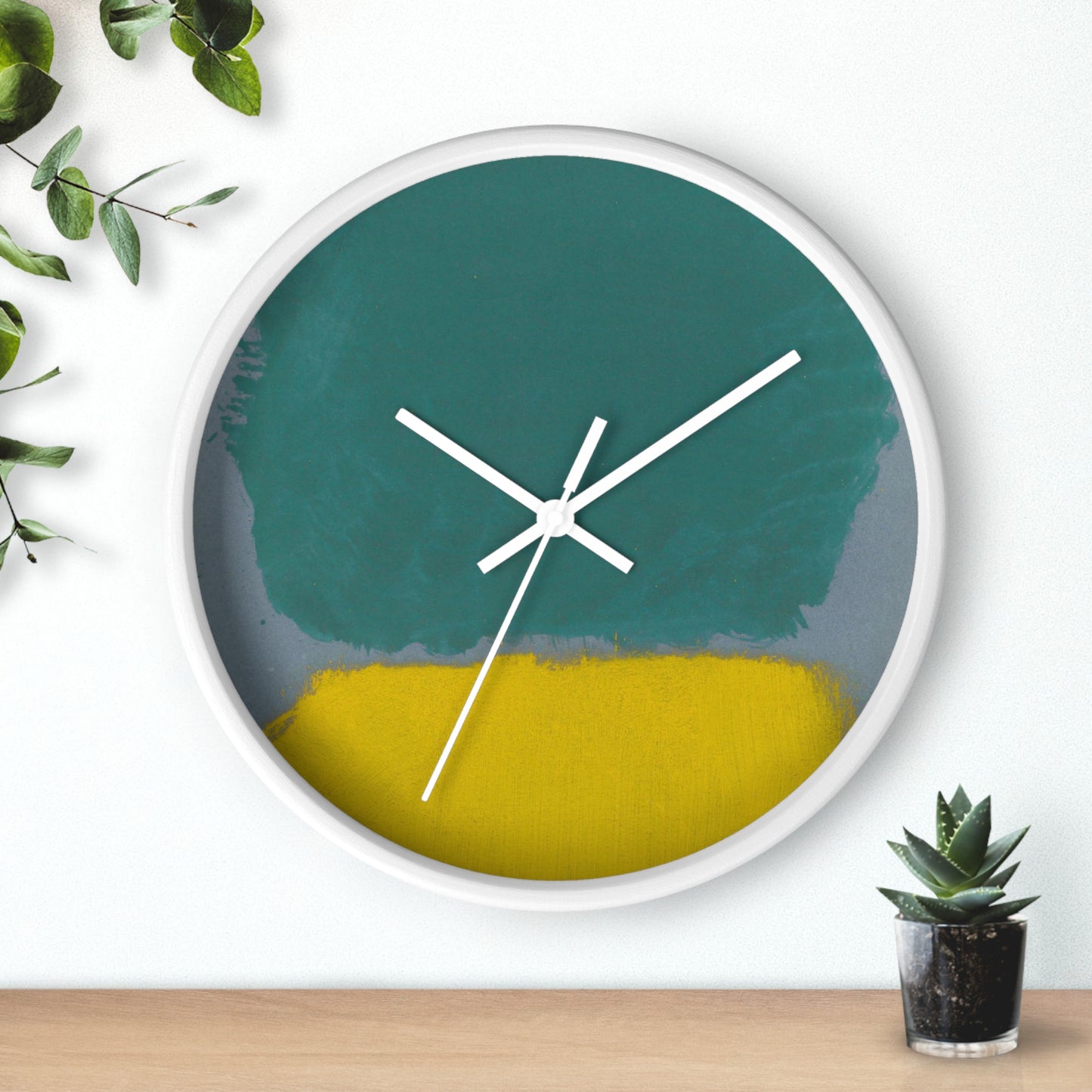 MARK ROTHKO - ABSTRACT - WOODEN WALL ART CLOCK 