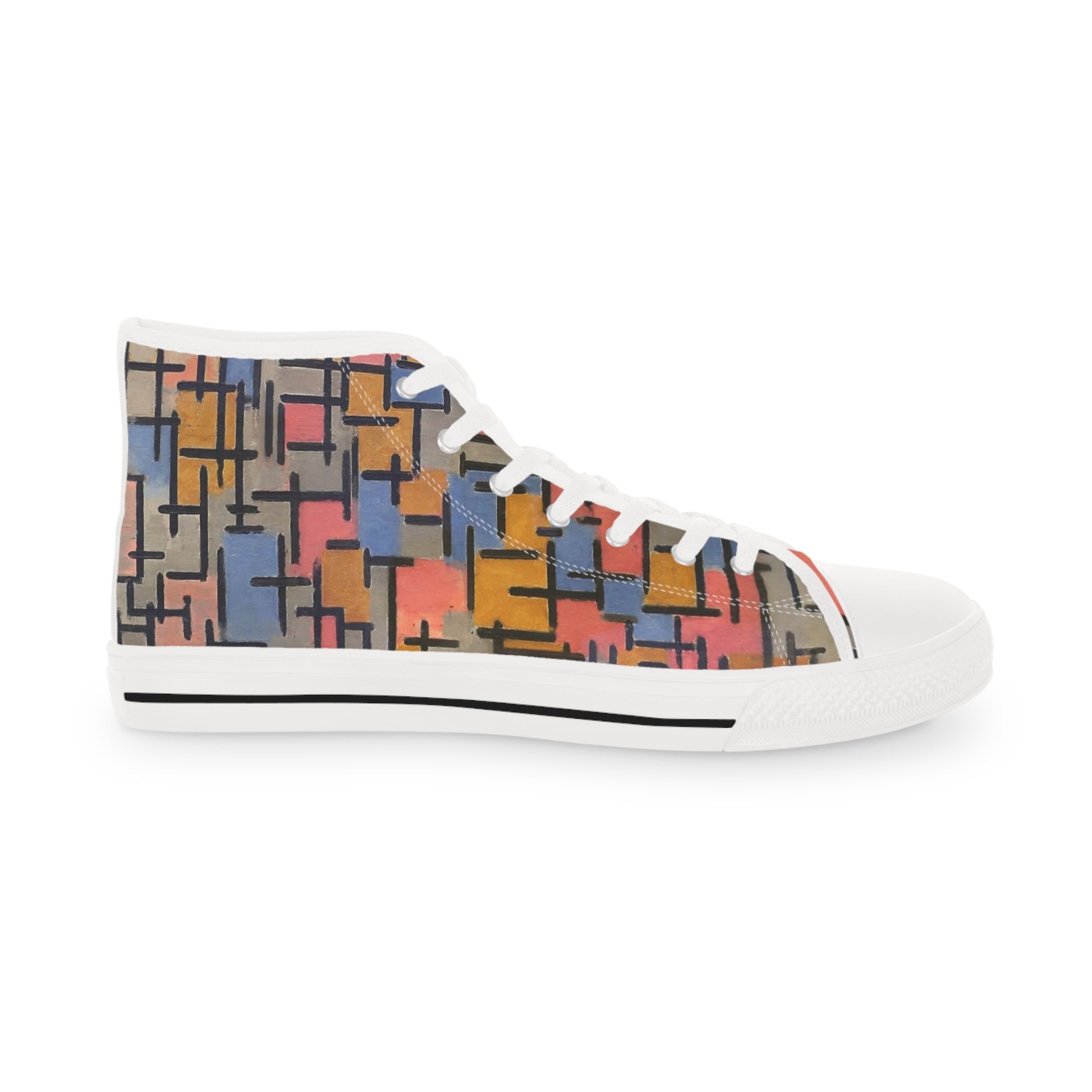 PIET MONDRIAN - COMPOSIZIONE - HIGH TOP SNEAKERS FOR HIM 