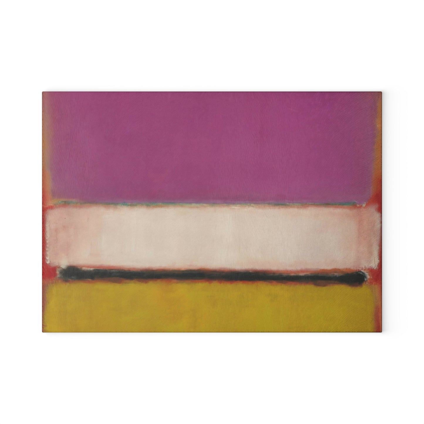 MARK ROTHKO - ABSTRACT - ART GLASS CUTTING BOARD