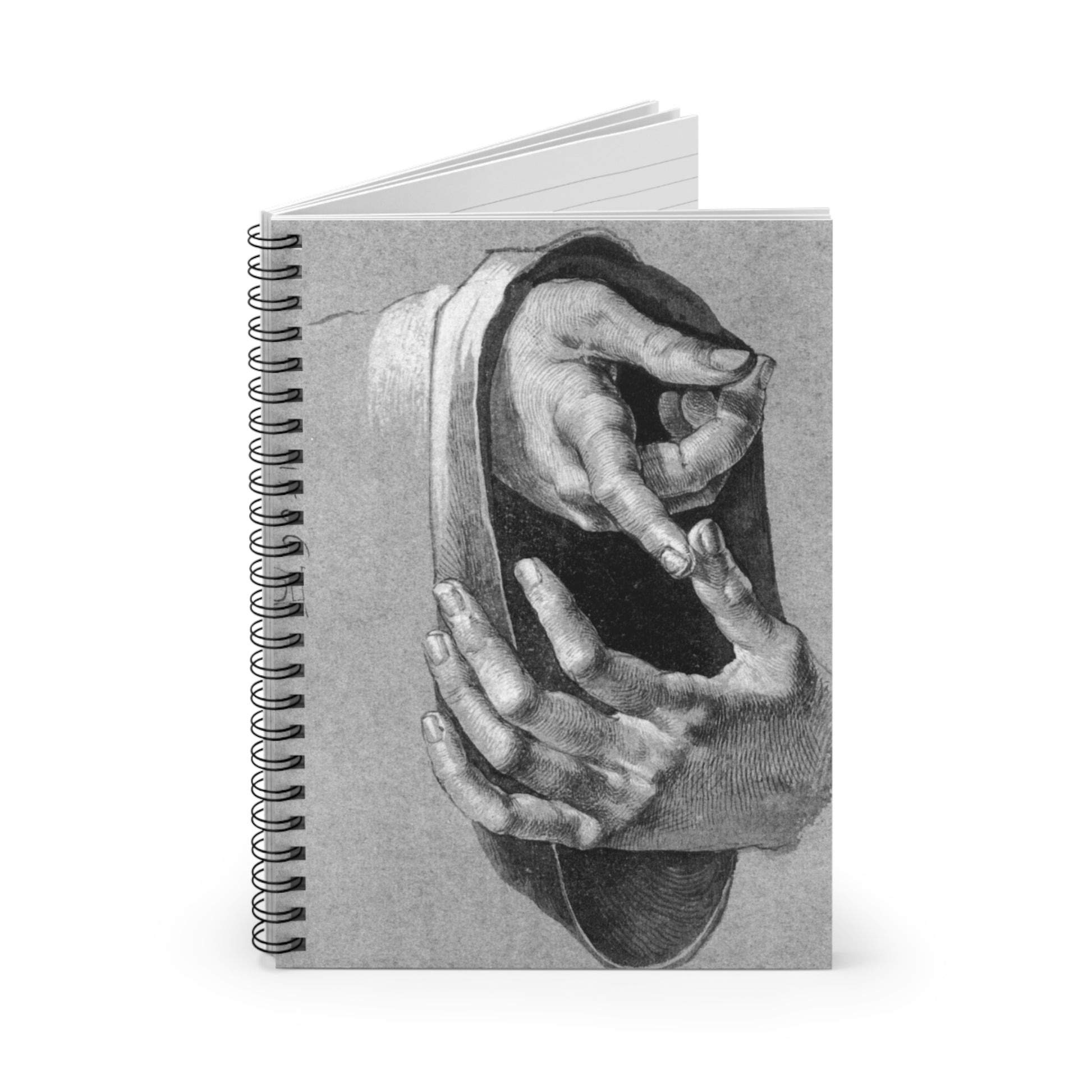 ALBRECHT DURER - HANDS OF 12 YEAR-OLD CHRIST - SPIRAL ART NOTEBOOK 