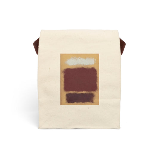 MARK ROTHKO - ABSTRACT - COTTON CANVAS LUNCH BAG WITH STRAP