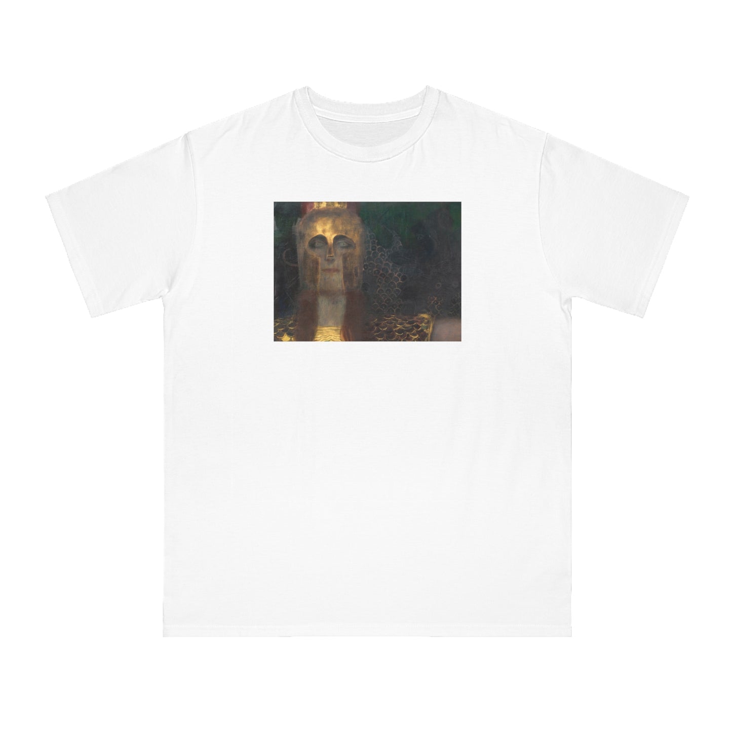 a white t - shirt with a picture of a dog on it