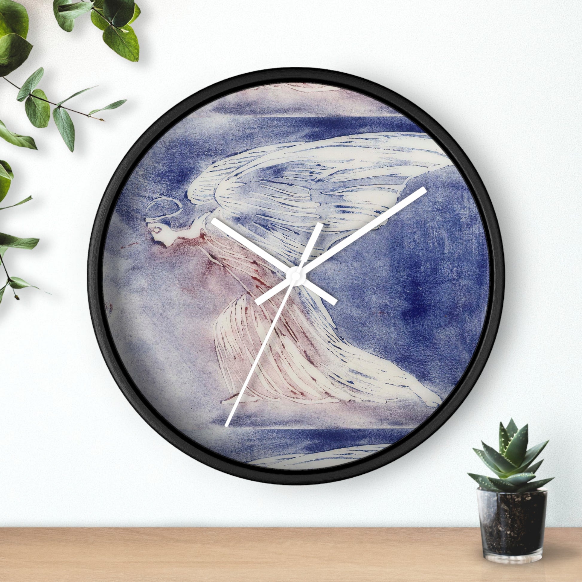 VENNY SOLDAN - BROFELDT - ENKELI, TANSSI - WOODEN WALL ART CLOCK