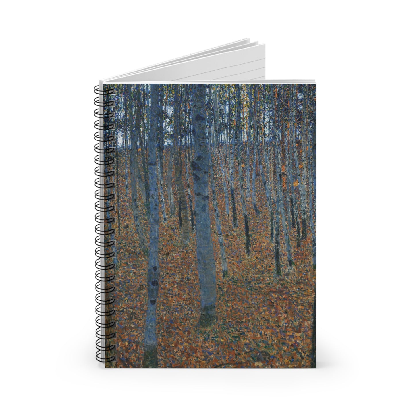 GUSTAV KLIMT - BEECH GROVE I  (c. 1902) - SPIRAL ART NOTEBOOK