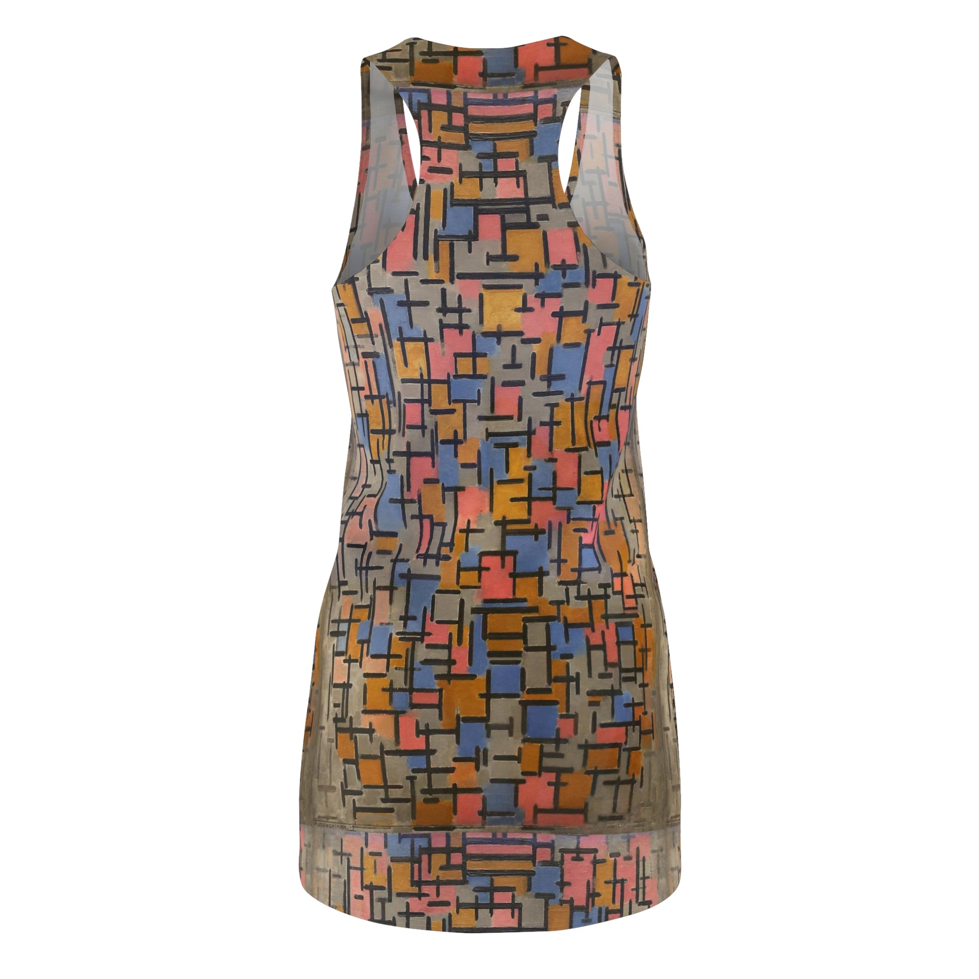 PIET MONDRIAN - COMPOSIZIONE - CUT & SEW RACERBACK DRESS