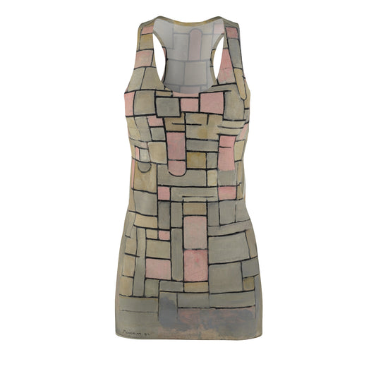 PIET MONDRIAN COMPOSITION 8 - CUT & SEW RACERBACK DRESS