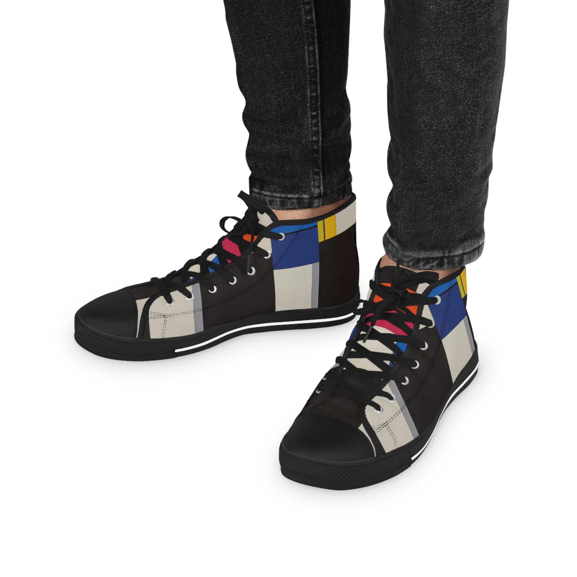 THEO VAN DOESBURG - COMPOSITION XXI - HIGH TOP SNEAKERS FOR HIM 