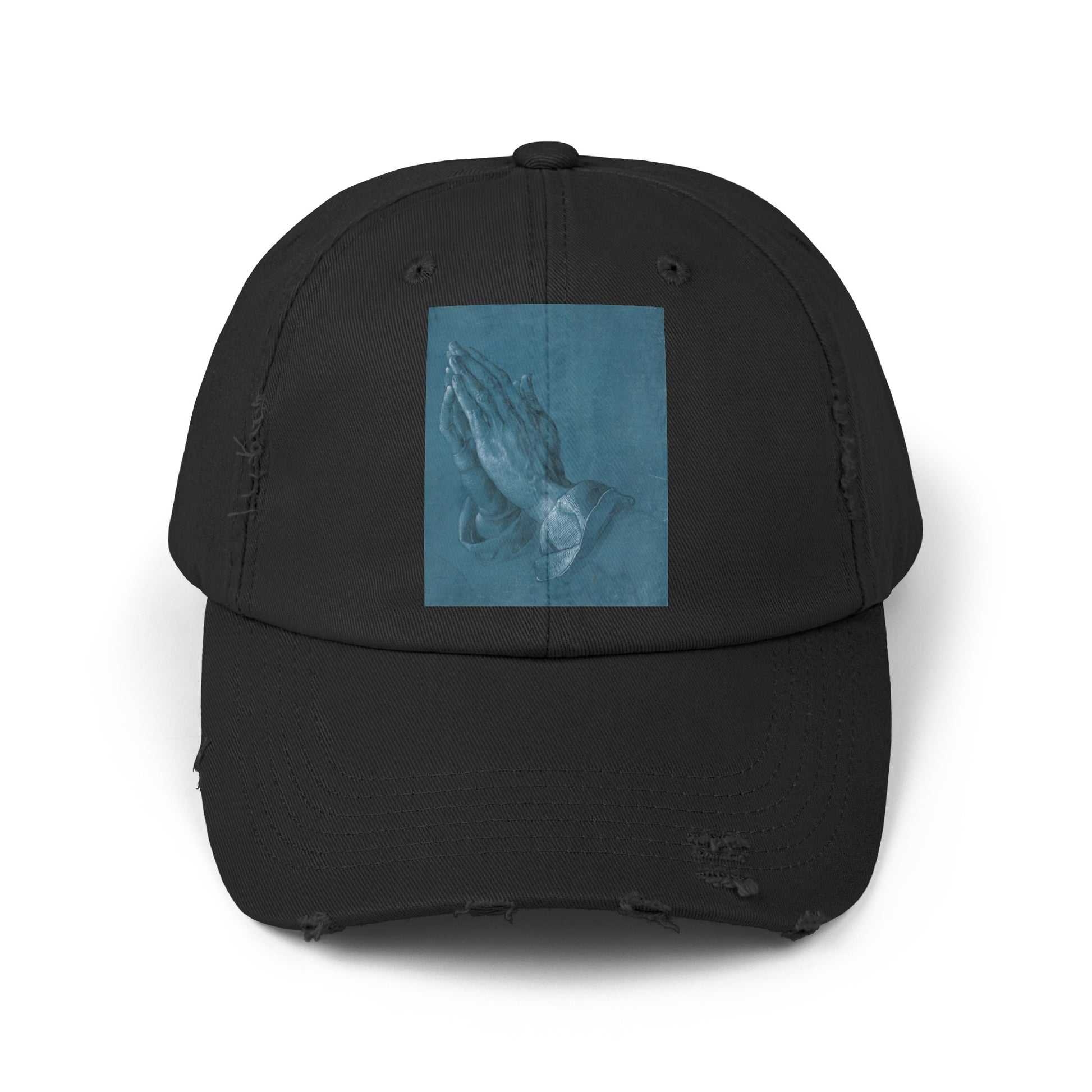 Praying Hands distressed cap