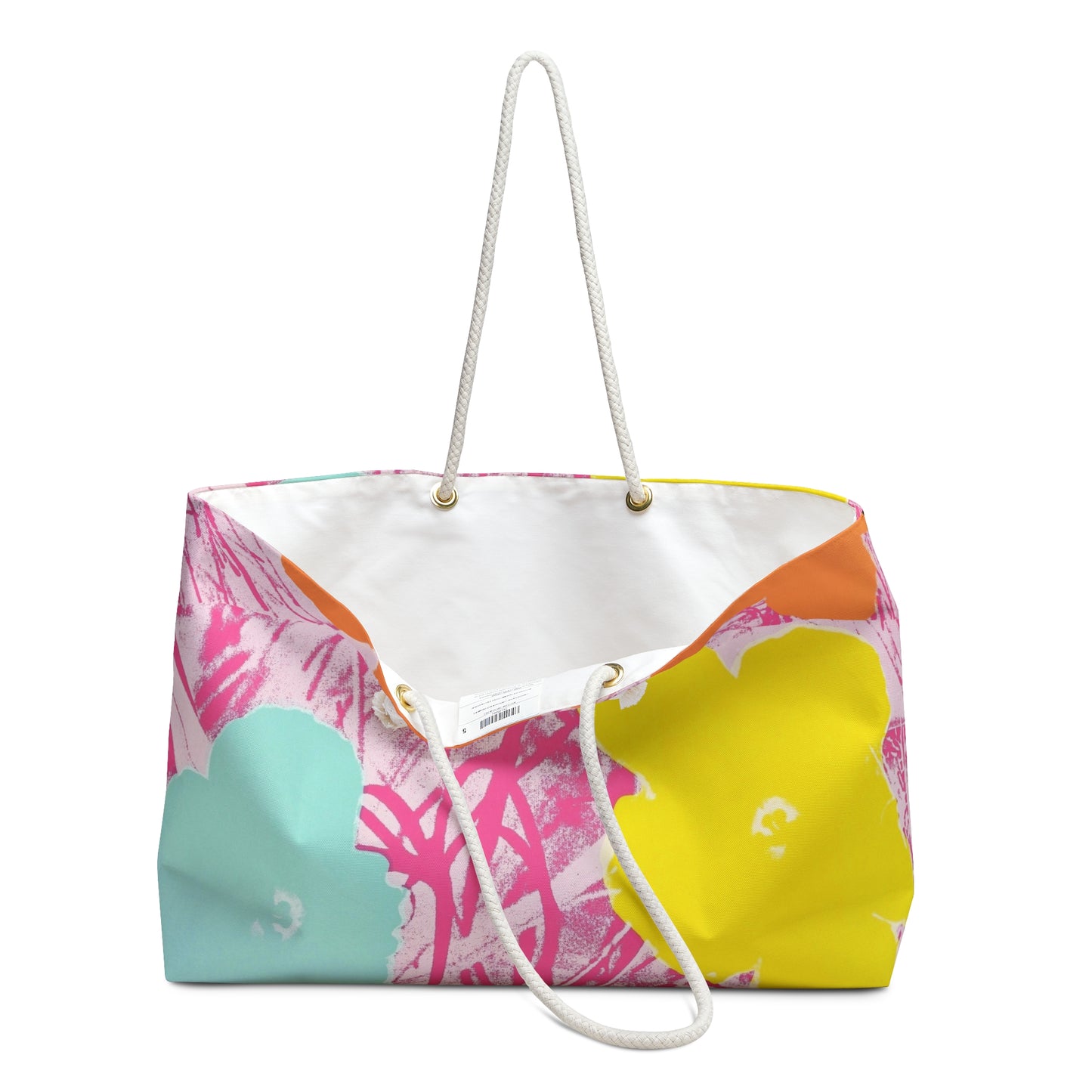 ANDY WARHOL - FLOWERS - WEEKENDER TOTE BAG - AWESOME!