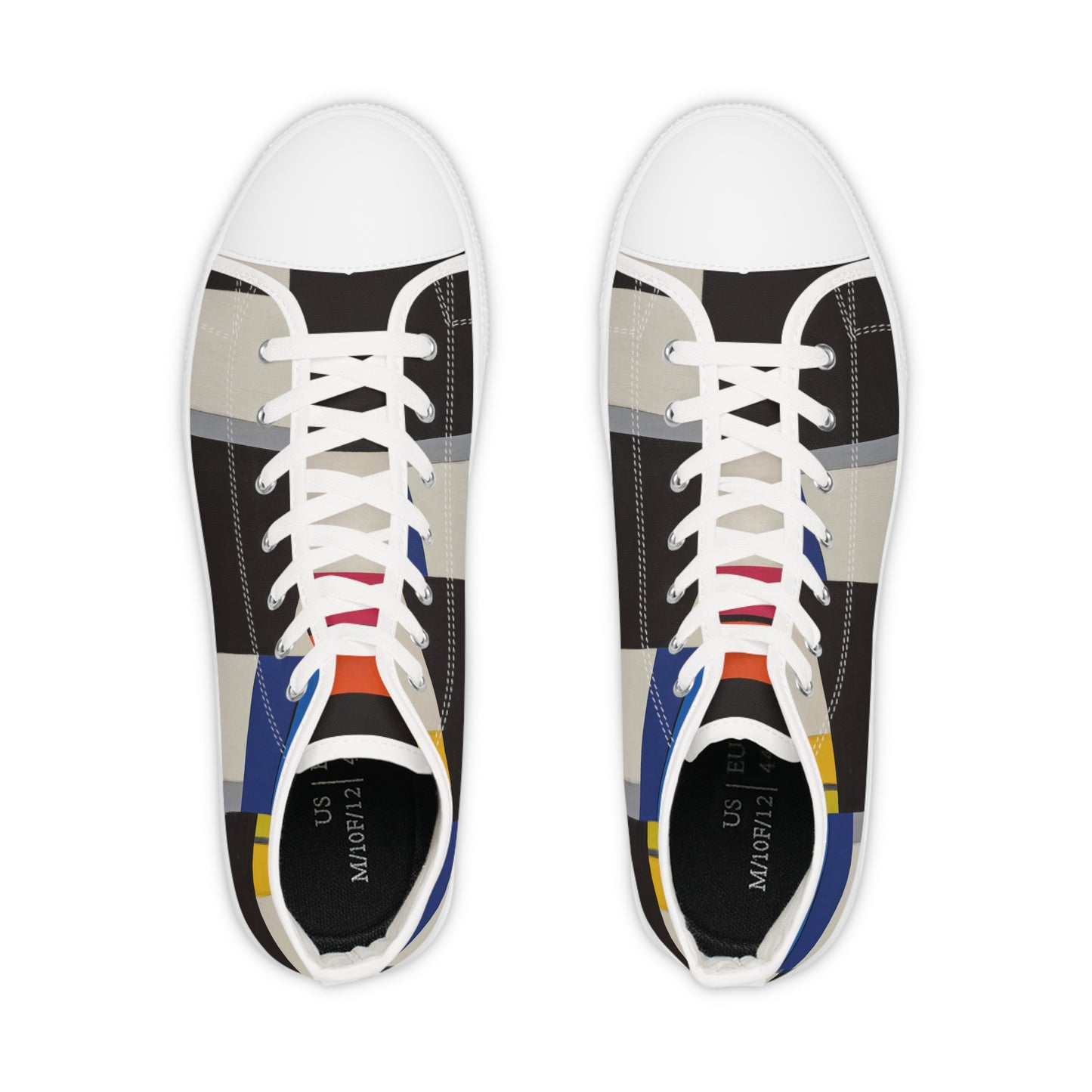 THEO VAN DOESBURG - COMPOSITION XXI - HIGH TOP SNEAKERS FOR HIM 