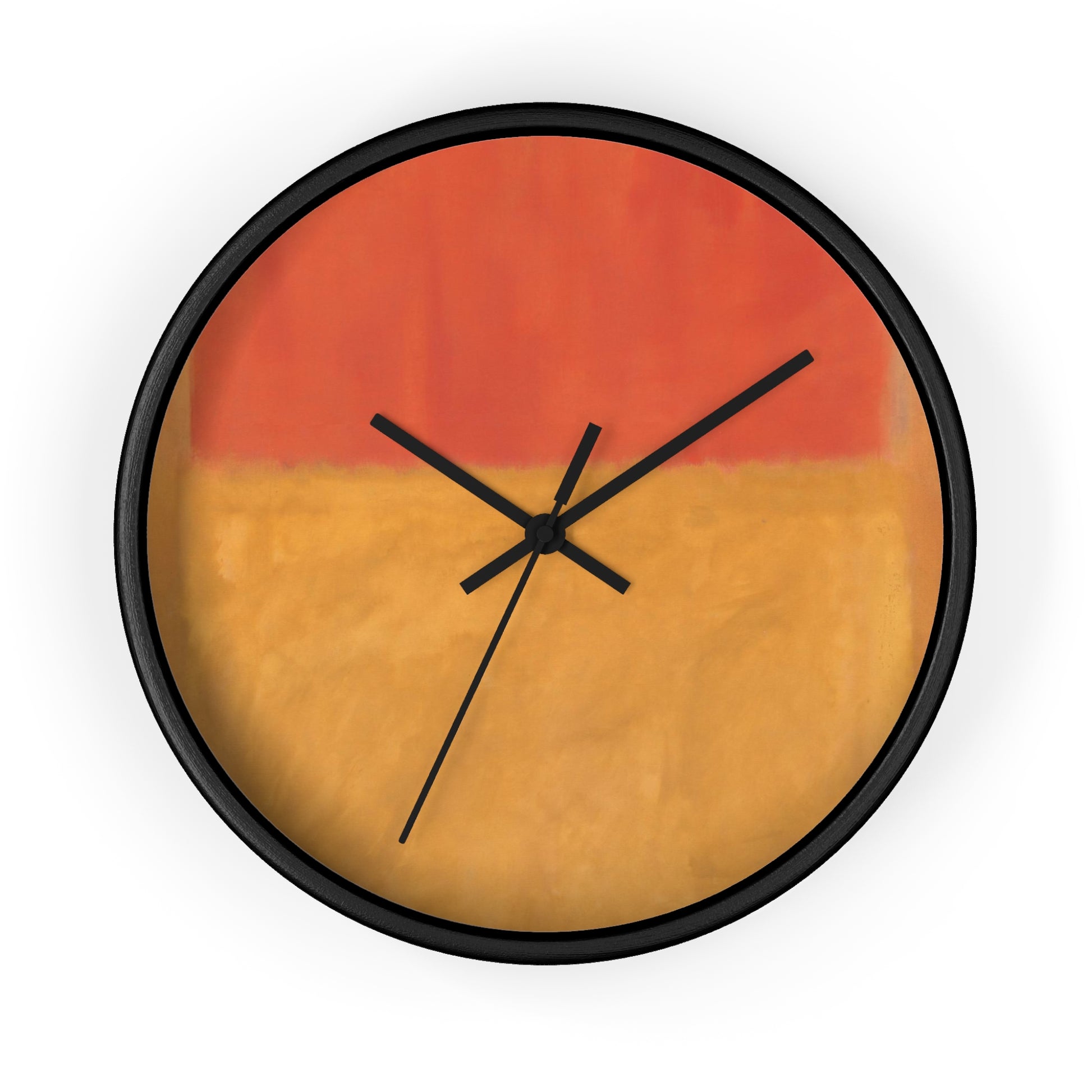 MARK ROTHKO - ABSTRACT - WOODEN WALL ART CLOCK 