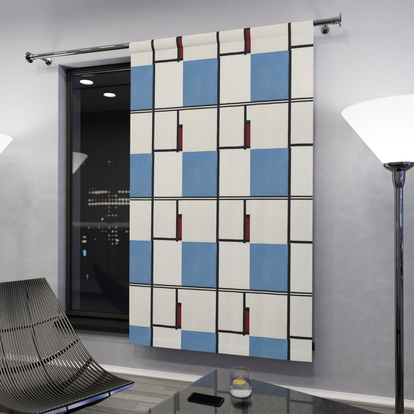 Piet Mondrian curtain