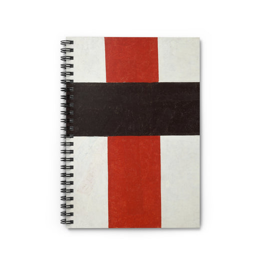 KAZIMIR MALEVICH - LARGE CROSSIN BLACK OVER RED ON WHITE