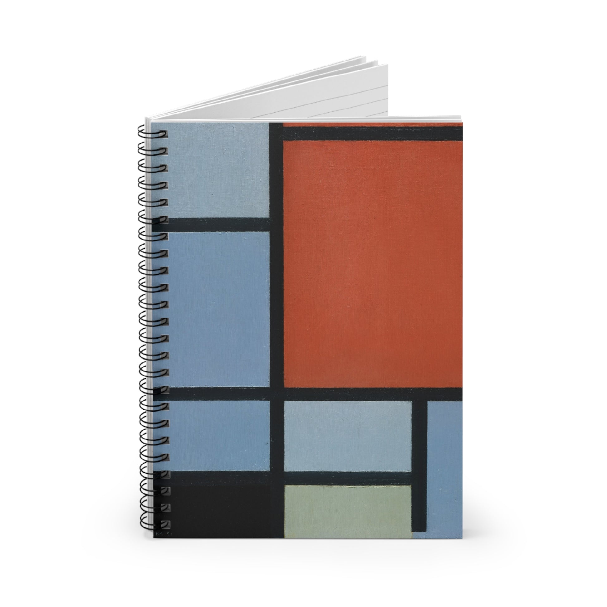 PIET MONDRIAN - COMPOSITION - SPIRAL ART NOTEBOOK