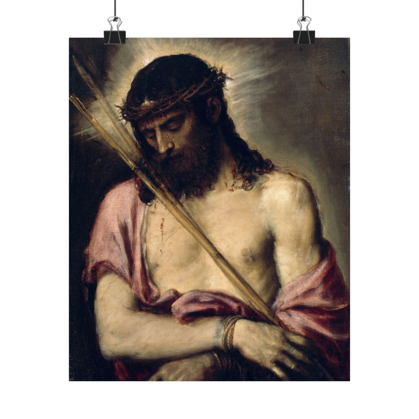 TITIAN - ECCE HOMO (1558-1560) - MATTE VERTICAL POSTER