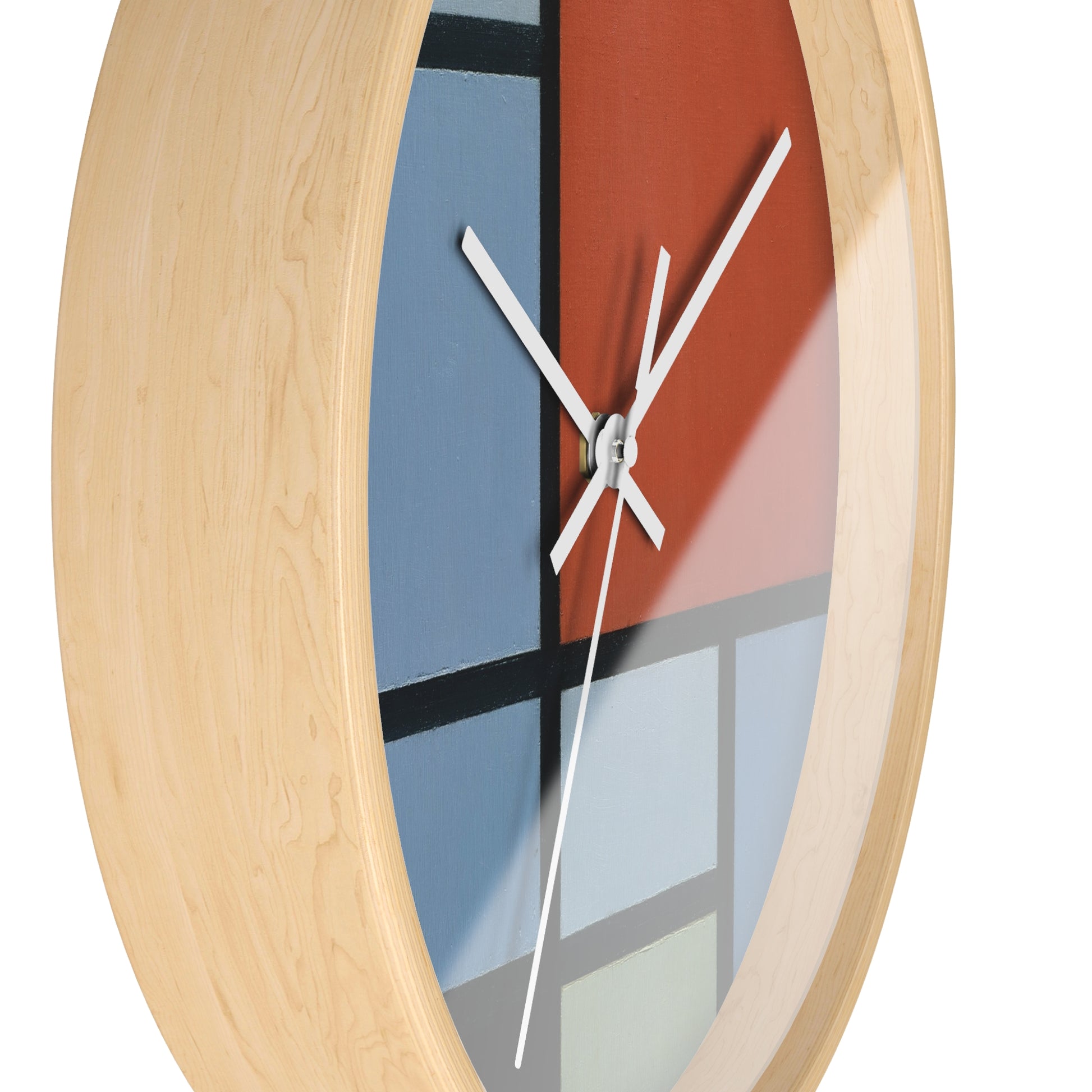 PIET MONDRIAN - COMPOSITION - WOODEN ART WALL CLOCK