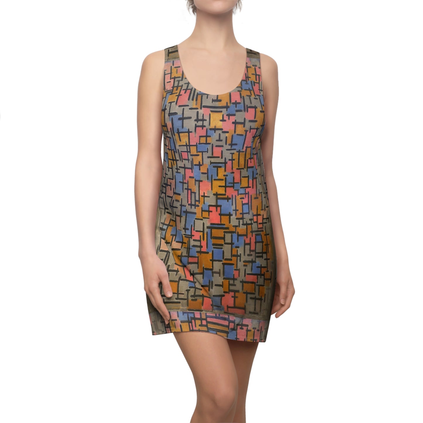 PIET MONDRIAN - COMPOSIZIONE - CUT & SEW RACERBACK DRESS