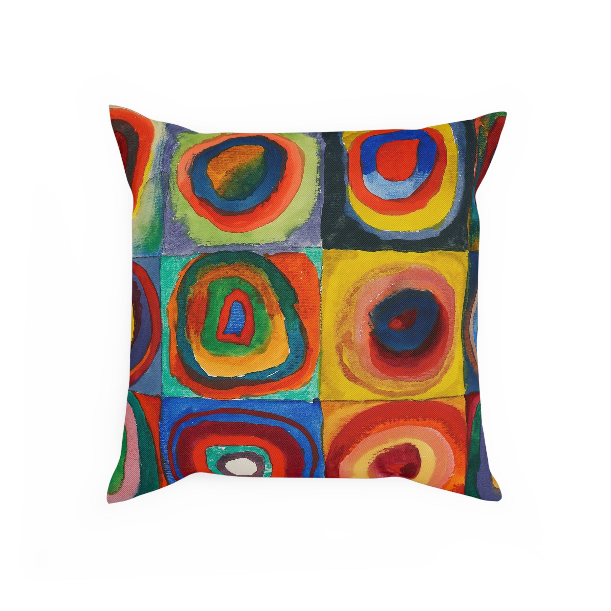 WASSILY KANDINSKY - FARBSTUDIE QUADRATE - COTTON CUSHION