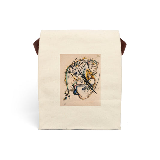 WASSILY KANDINSKY - UNTITLED - COTTON CANVAS LUNCH BAG WITH STRAP