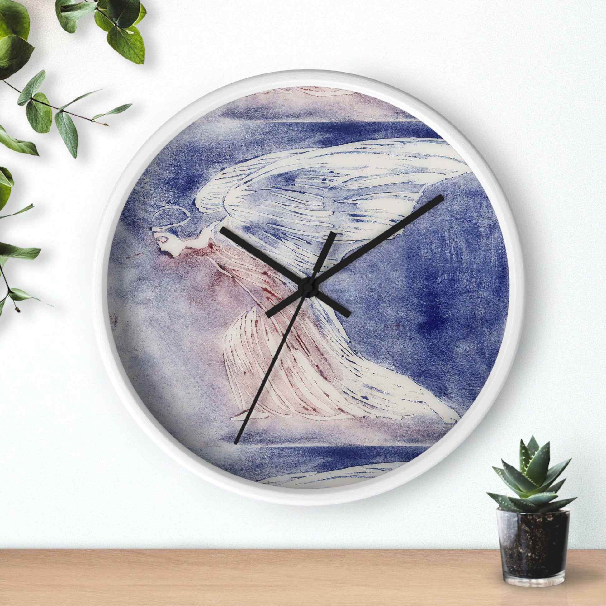 VENNY SOLDAN - BROFELDT - ENKELI, TANSSI - WOODEN WALL ART CLOCK