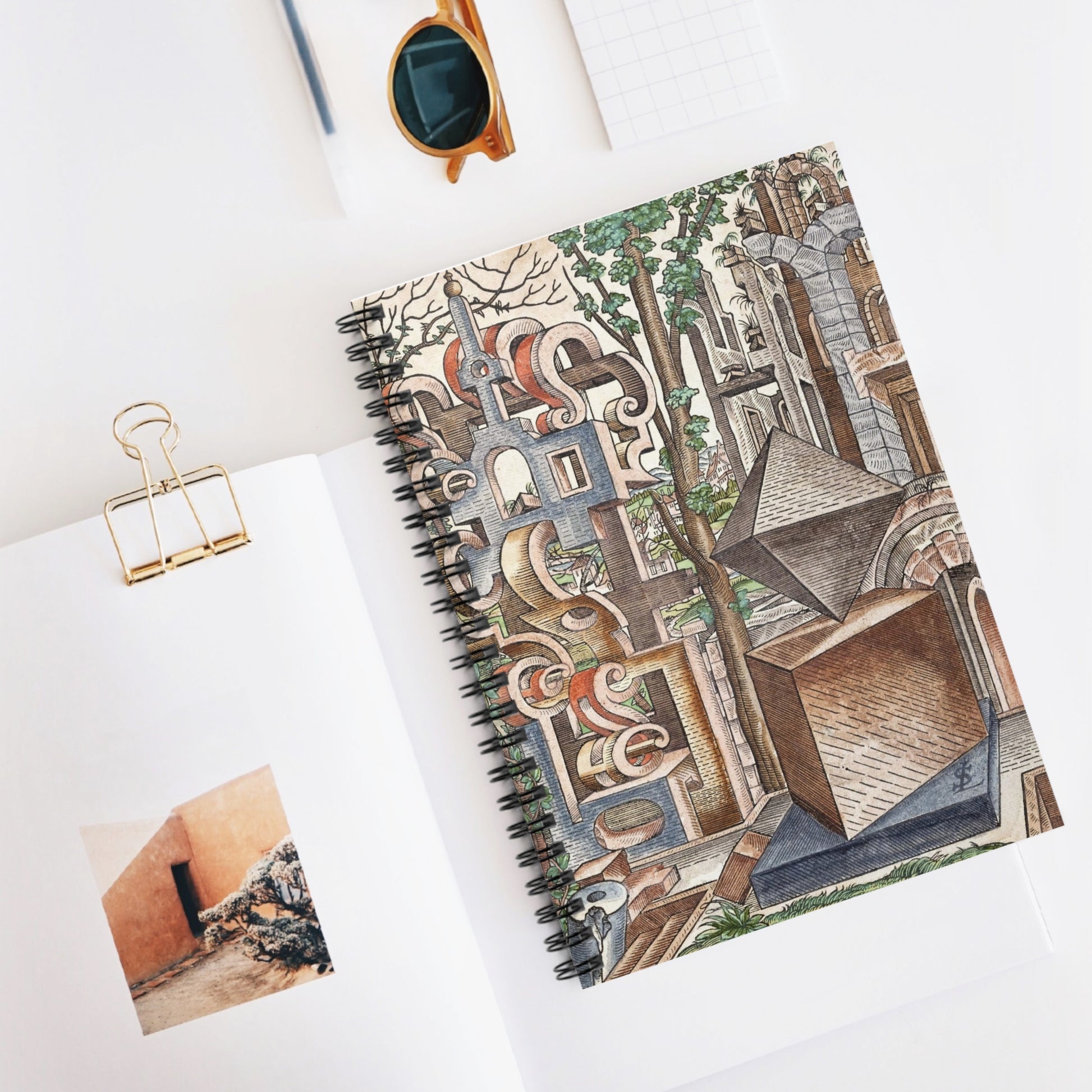 LORENZ STOER - GEOMETRIA et PERSPECTIVA Pl 01  - SPIRAL ART NOTEBOOK