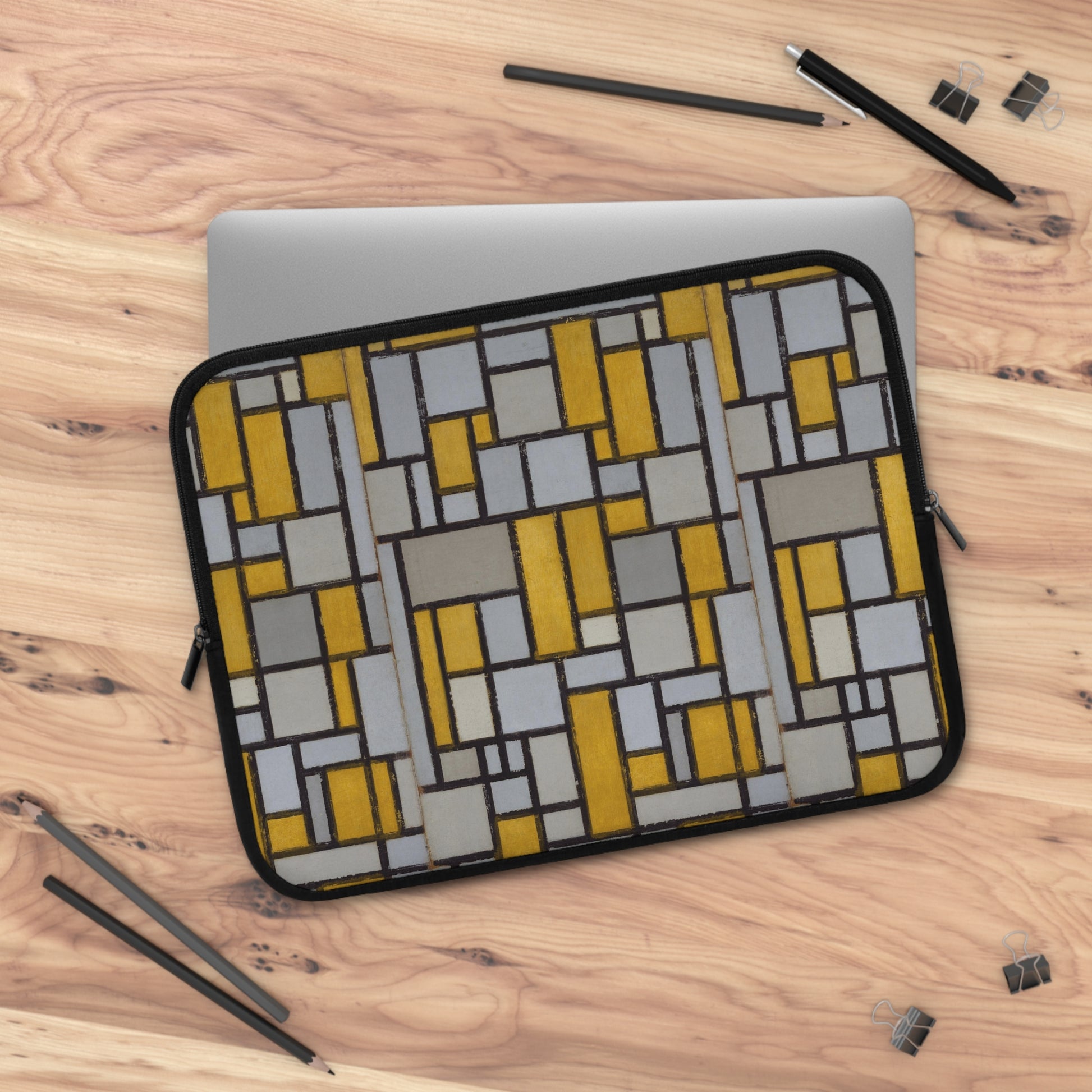 PIET MONDRIAN - COMPOSITION WITH GRID No. 1 - LAPTOP SLEEVE 