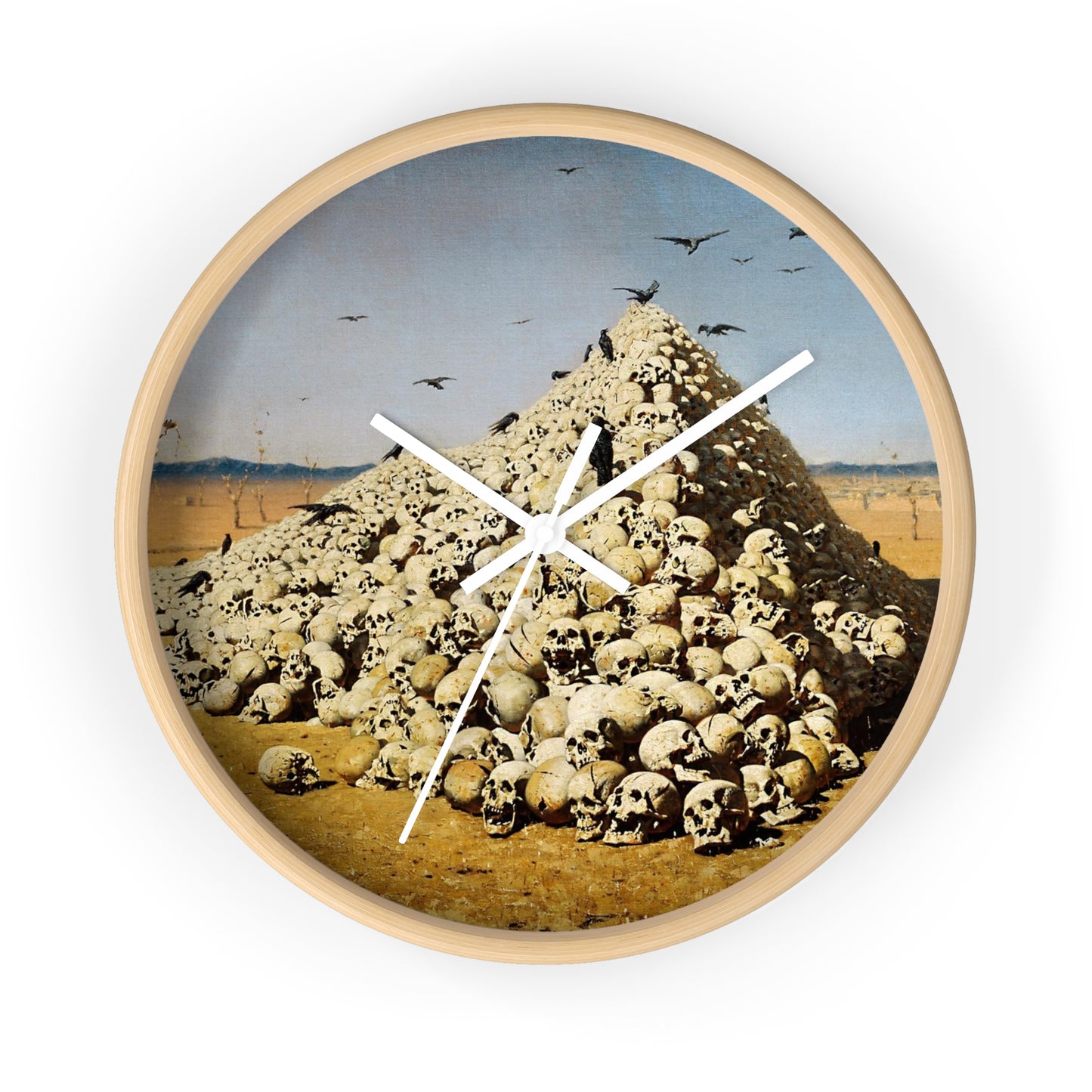 VASILY VERESHCHAGIN - THE APOTHEOSIS OF WAR - WOODEN WALL ART CLOCK