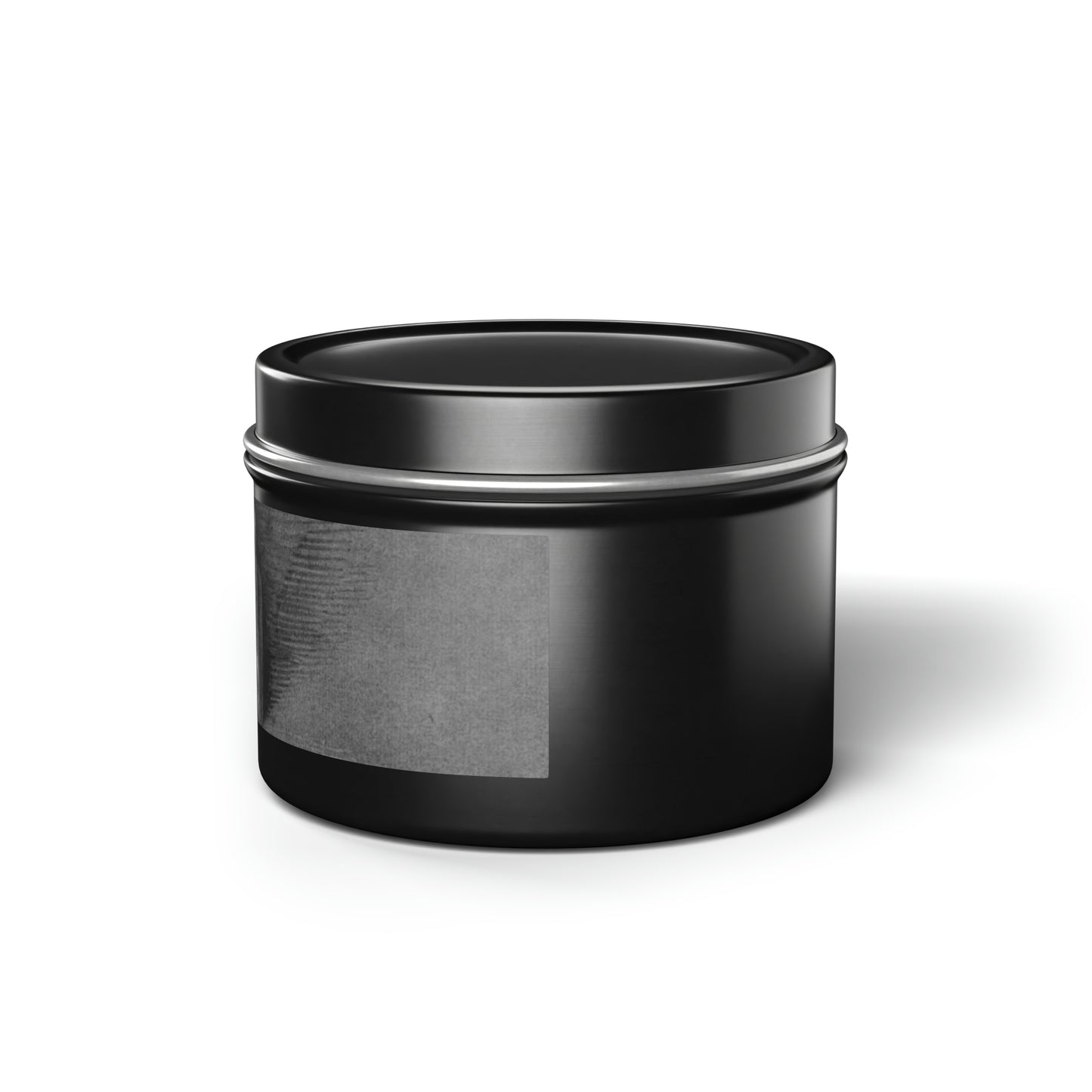 a black container with a black lid on a white background