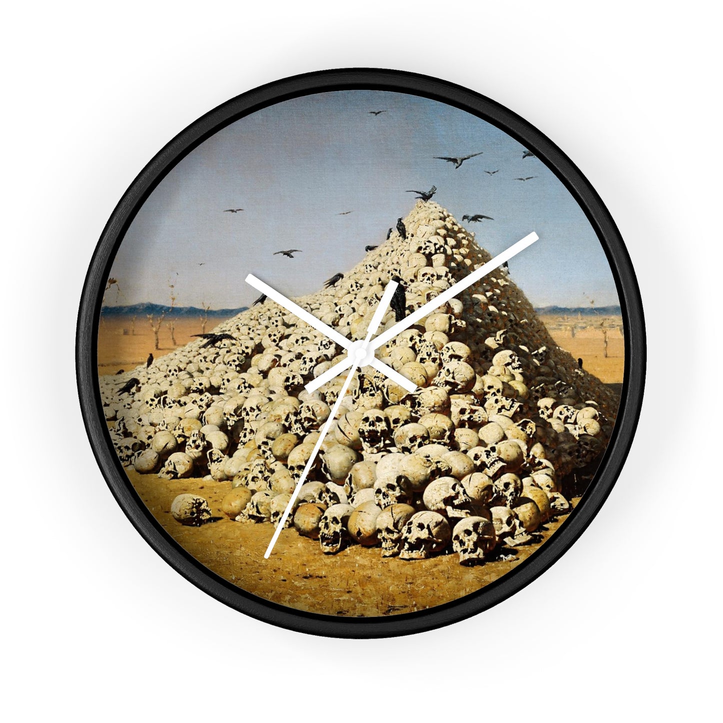 VASILY VERESHCHAGIN - THE APOTHEOSIS OF WAR - WOODEN WALL ART CLOCK