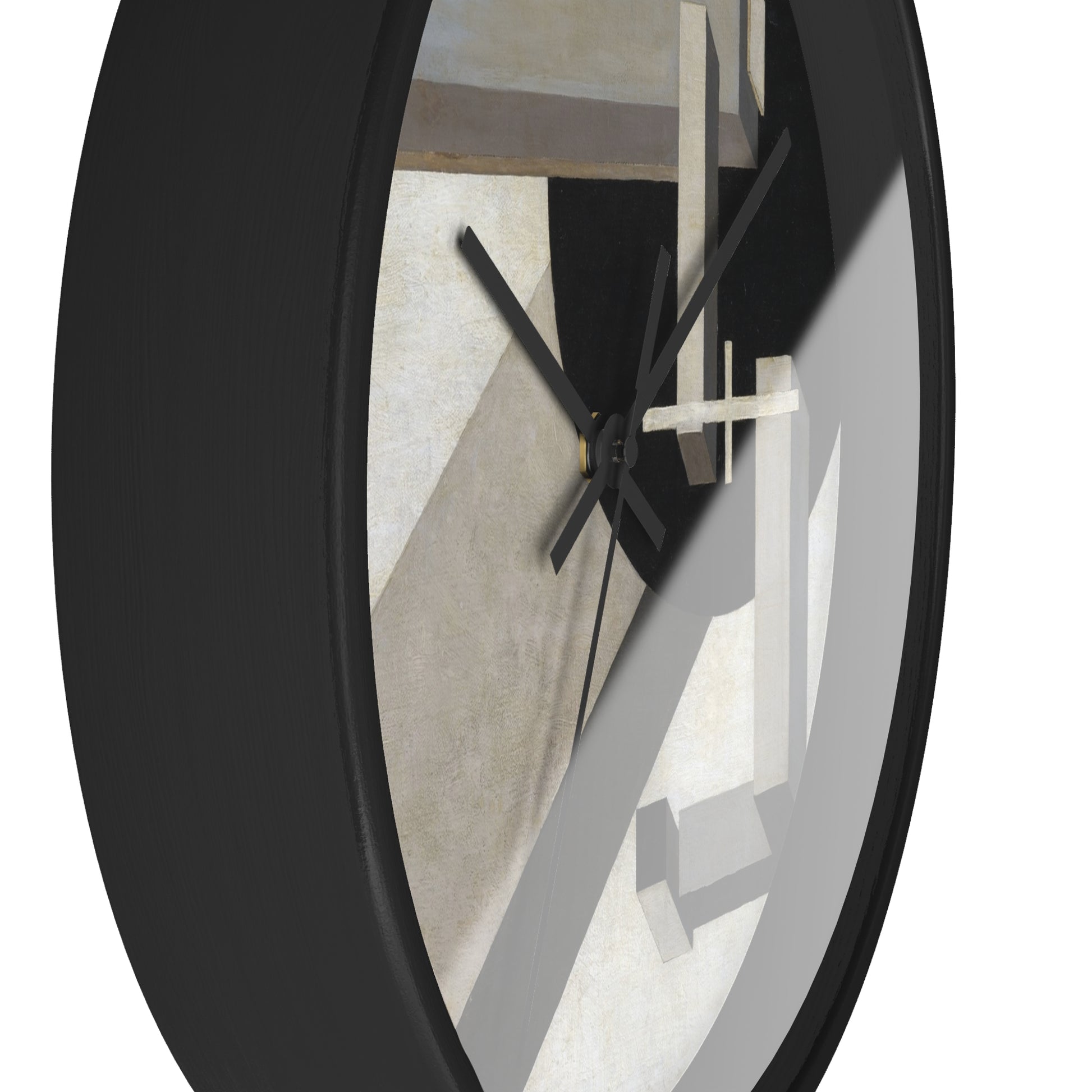 EL LISSITZKY - PROUN 1 D (1919)  - WOODEN ART WALL CLOCK