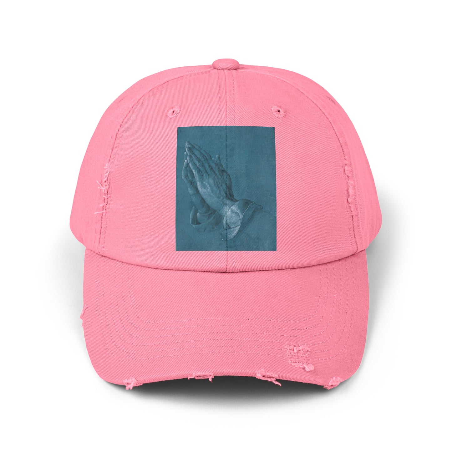 Praying Hands distressed cap