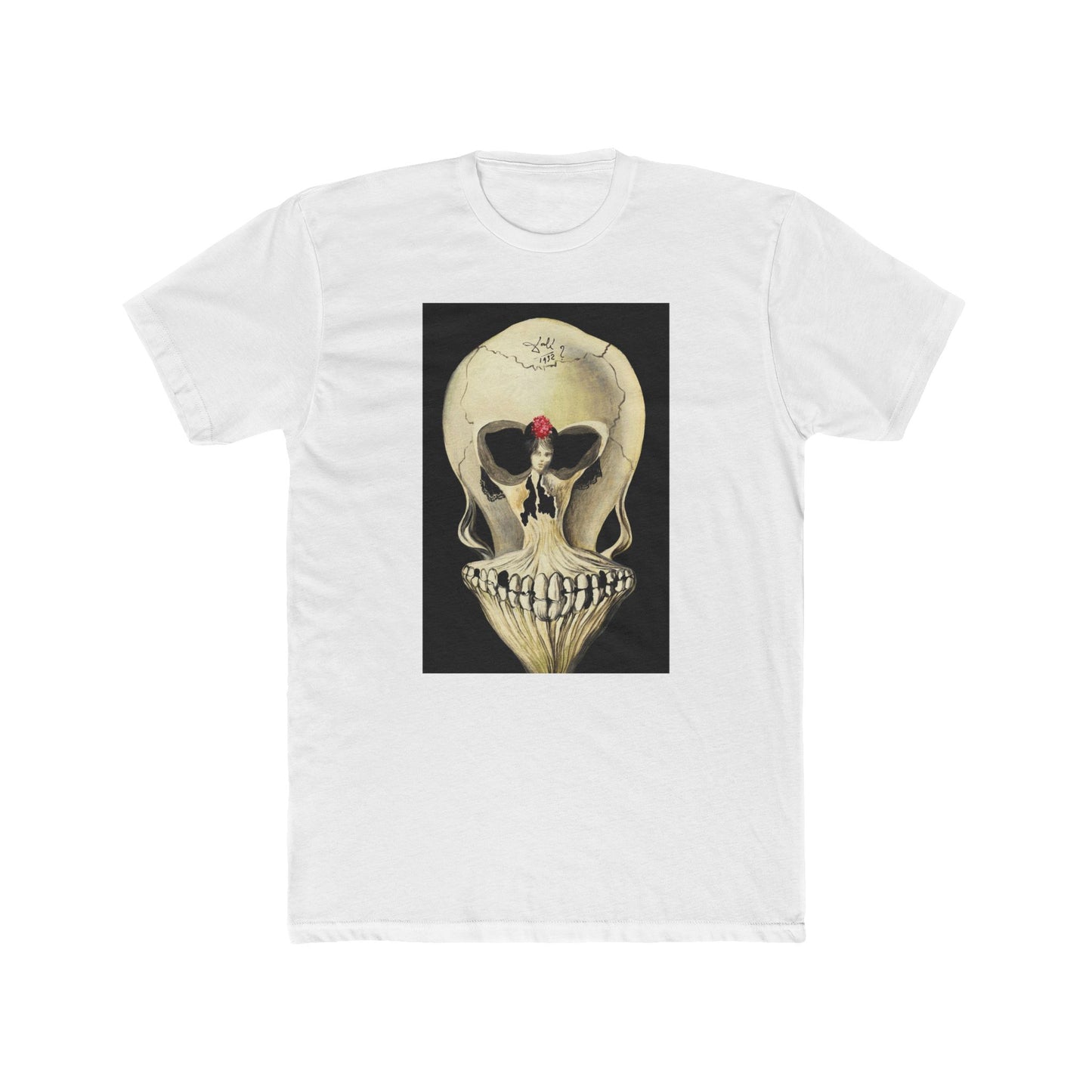 SALVADOR DALI - BALLERINA IN A DEATH'S HEAD - UNISEX COTTON CREW TEE