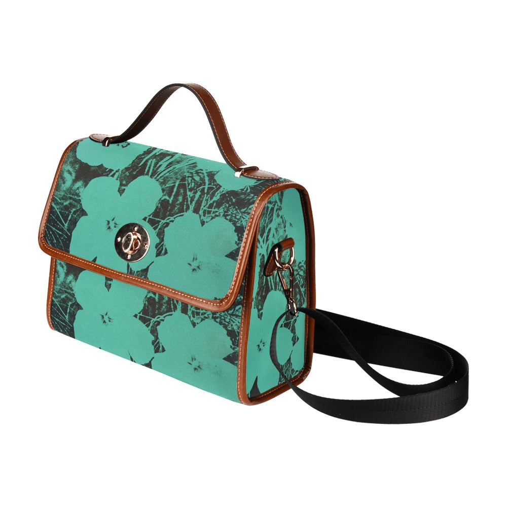 ANDY WARHOL - FLOWERS - WATERPROOF CANVAS BAG FOR HER