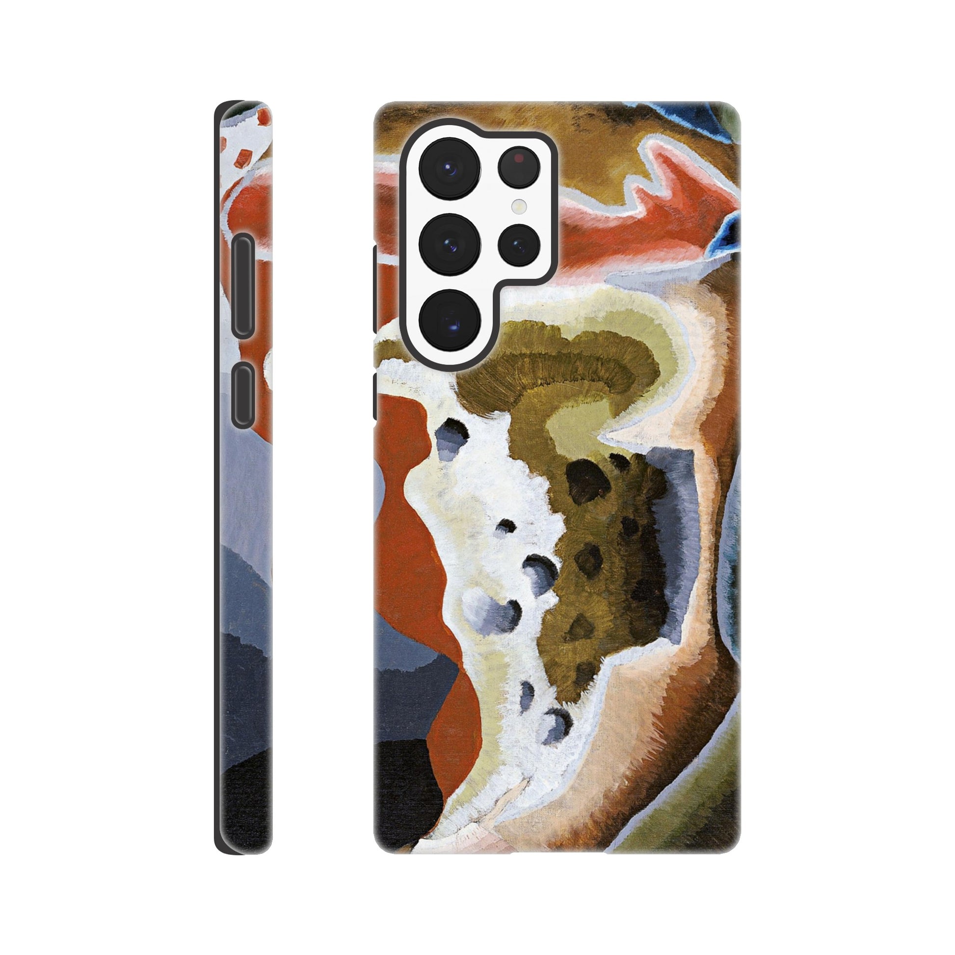 a phone case with a painting of a bear