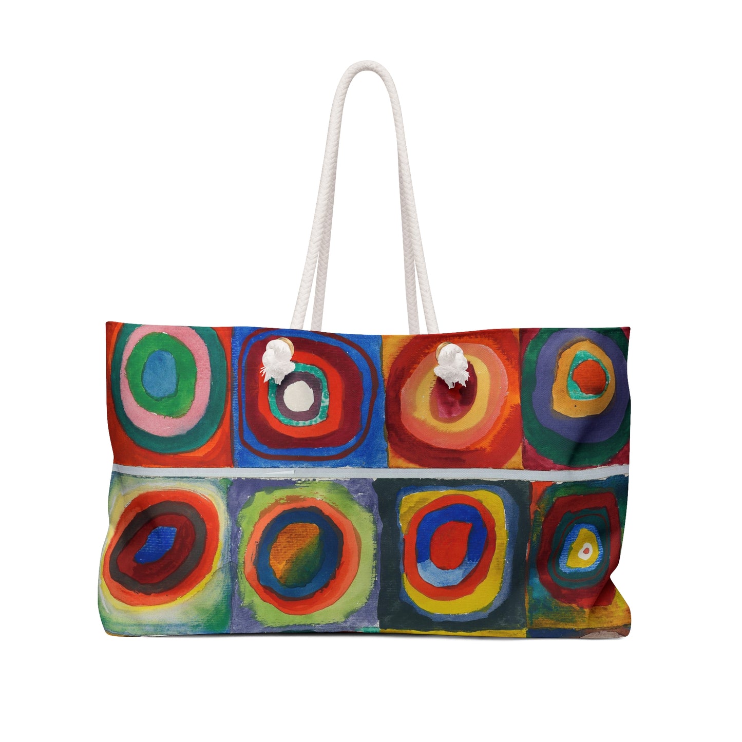 WASSILY KANDINSKY - FARBSTUDIE QUADRATE - WEEKENDER TOTE BAG