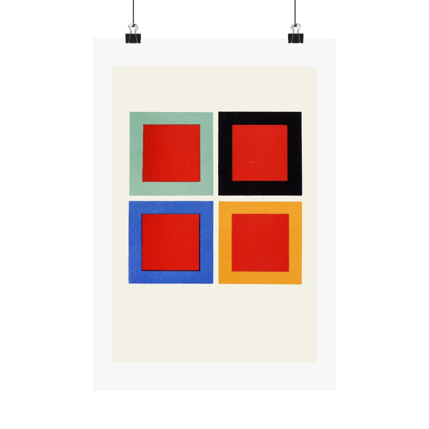 a picture of four squares in different colors