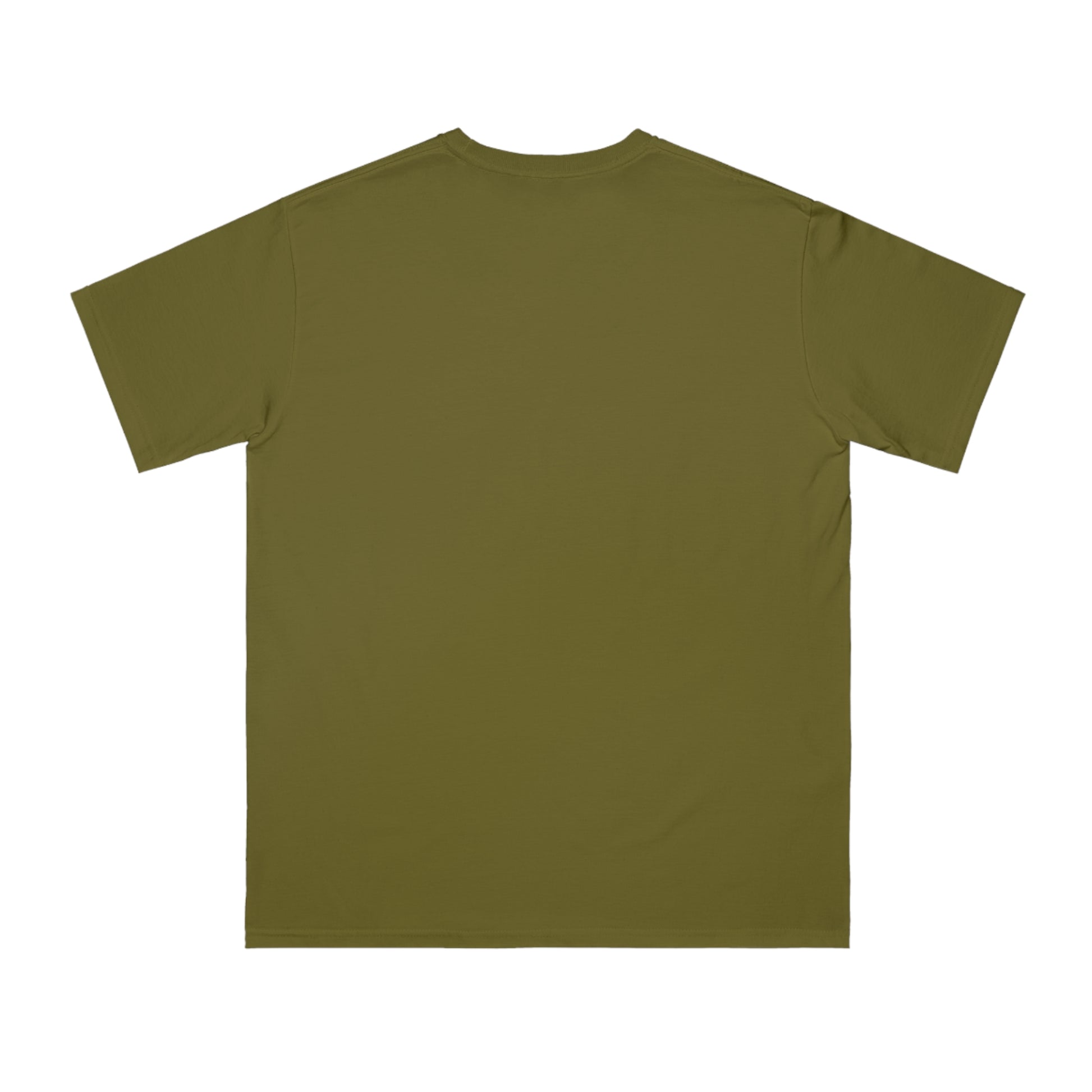 a green t - shirt with a white background