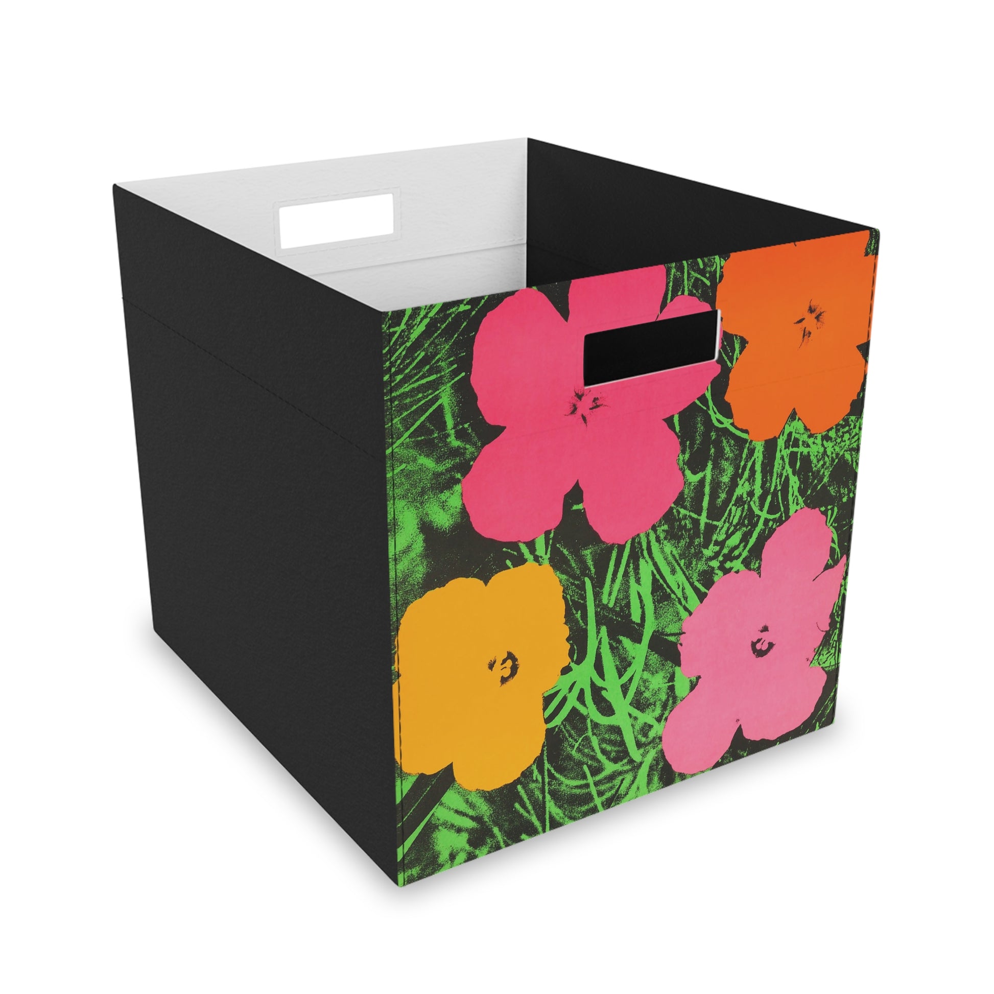 ANDY WARHOL - FLOWERS - ART STORAGE BOX (ORGANIZER)