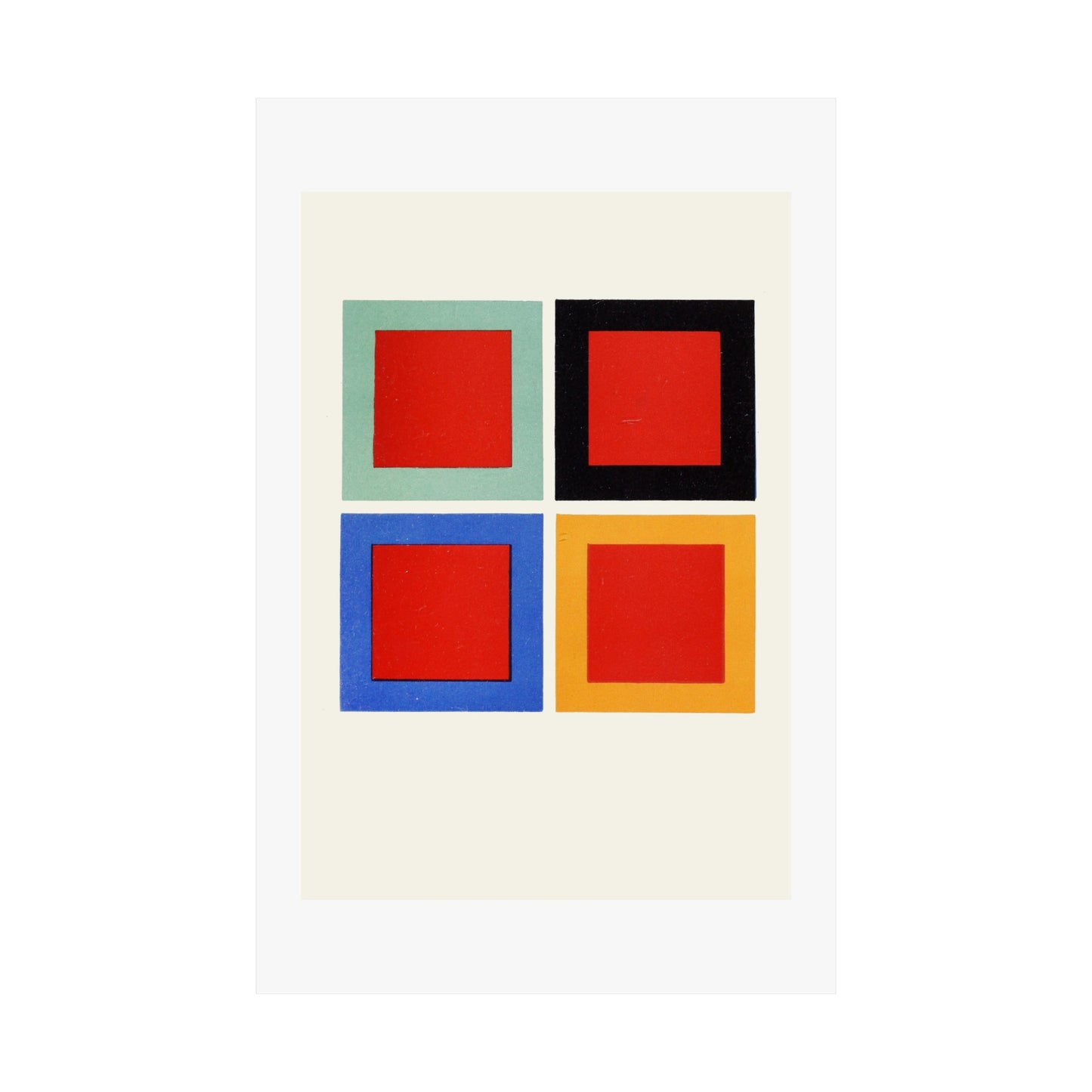 a picture of four squares in different colors