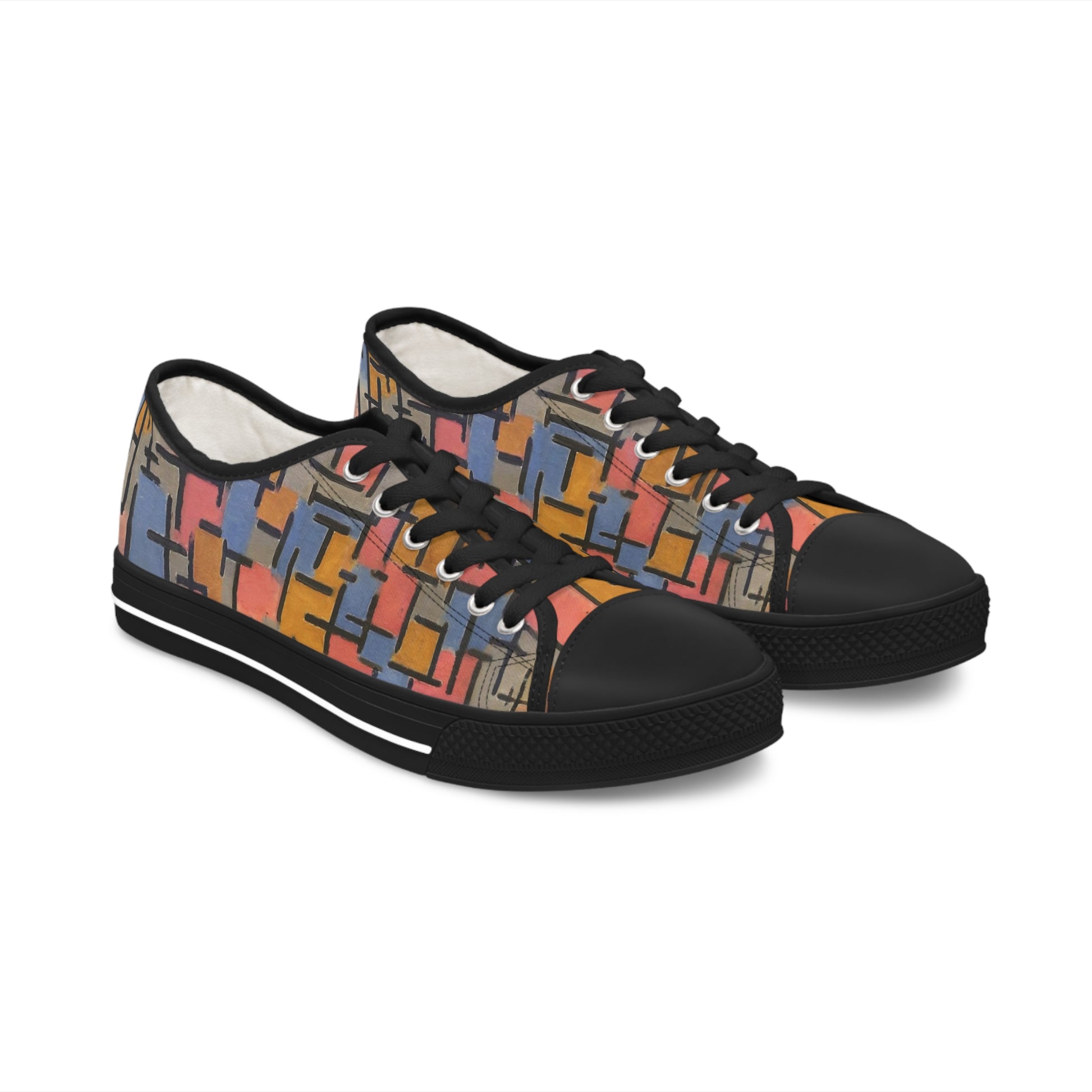 PIET MONDRIAN - COMPOSIZIONE - LOW TOP ART SNEAKERS FOR HER