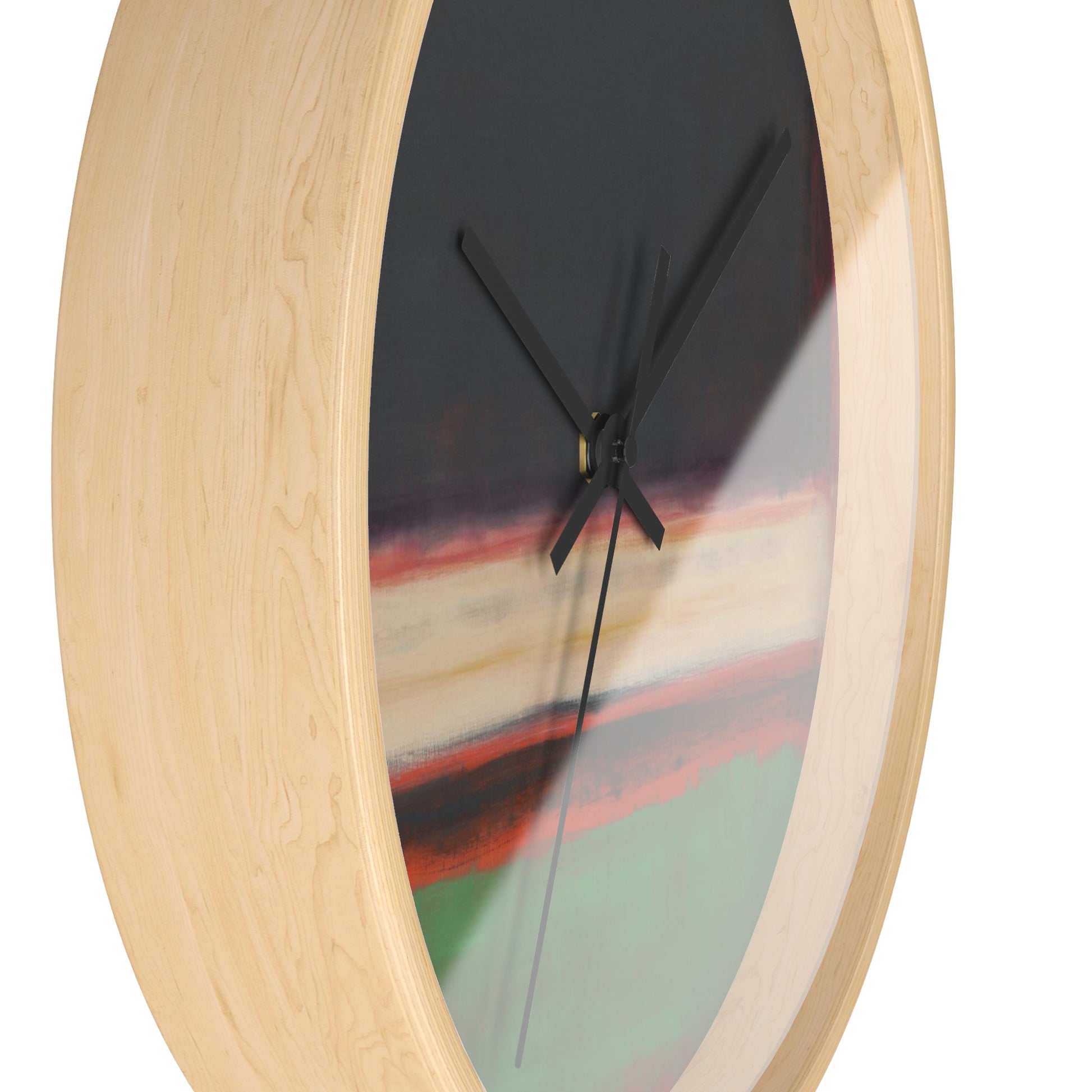 MARK ROTHKO - ABSTRACT - WOODEN WALL ART CLOCK 