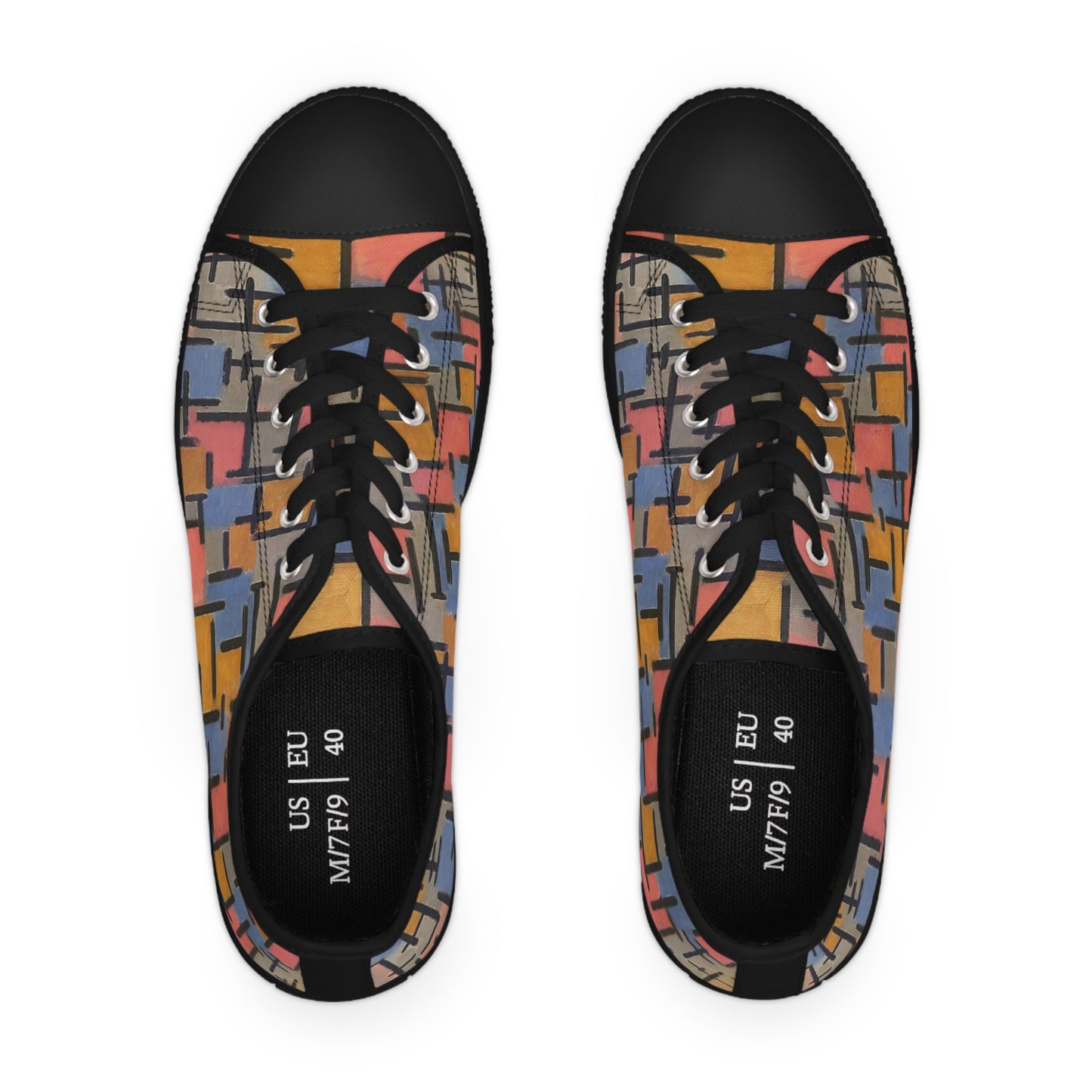 PIET MONDRIAN - COMPOSIZIONE - LOW TOP ART SNEAKERS FOR HER