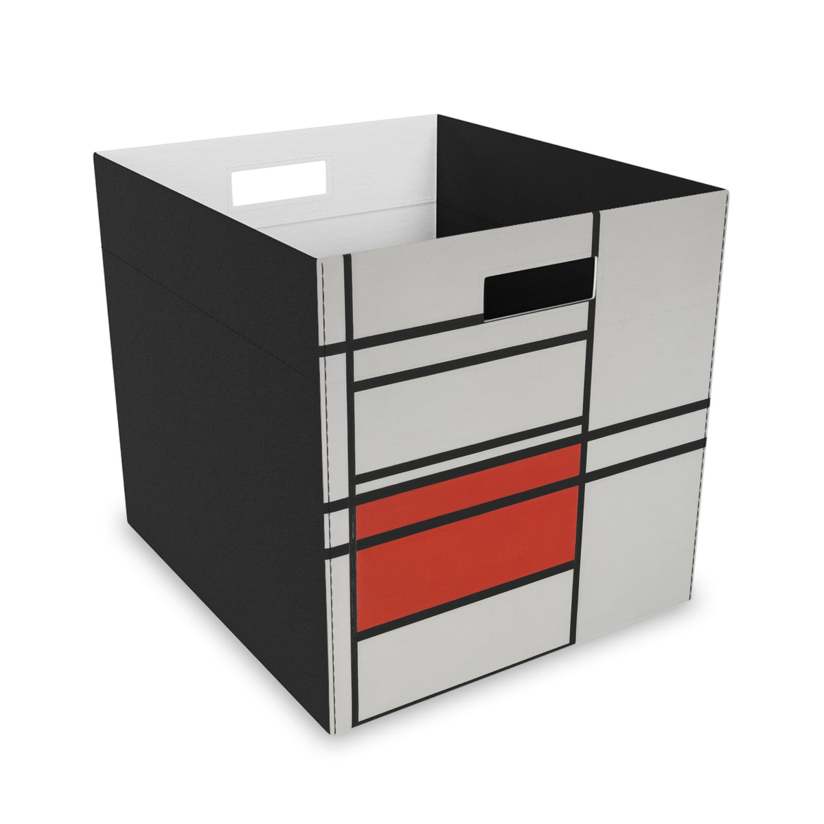 Mondrian Lp Storage Rack Stylish Piet Mondrian Storage Box – Art House Fashion