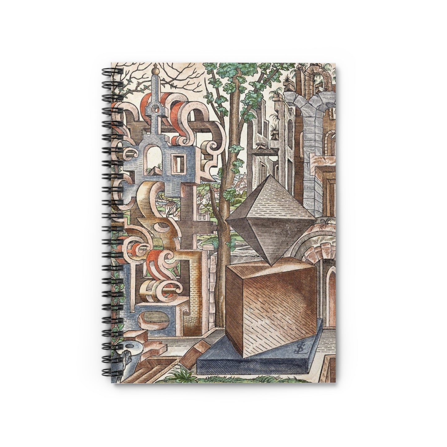 LORENZ STOER - GEOMETRIA et PERSPECTIVA Pl 01  - SPIRAL ART NOTEBOOK