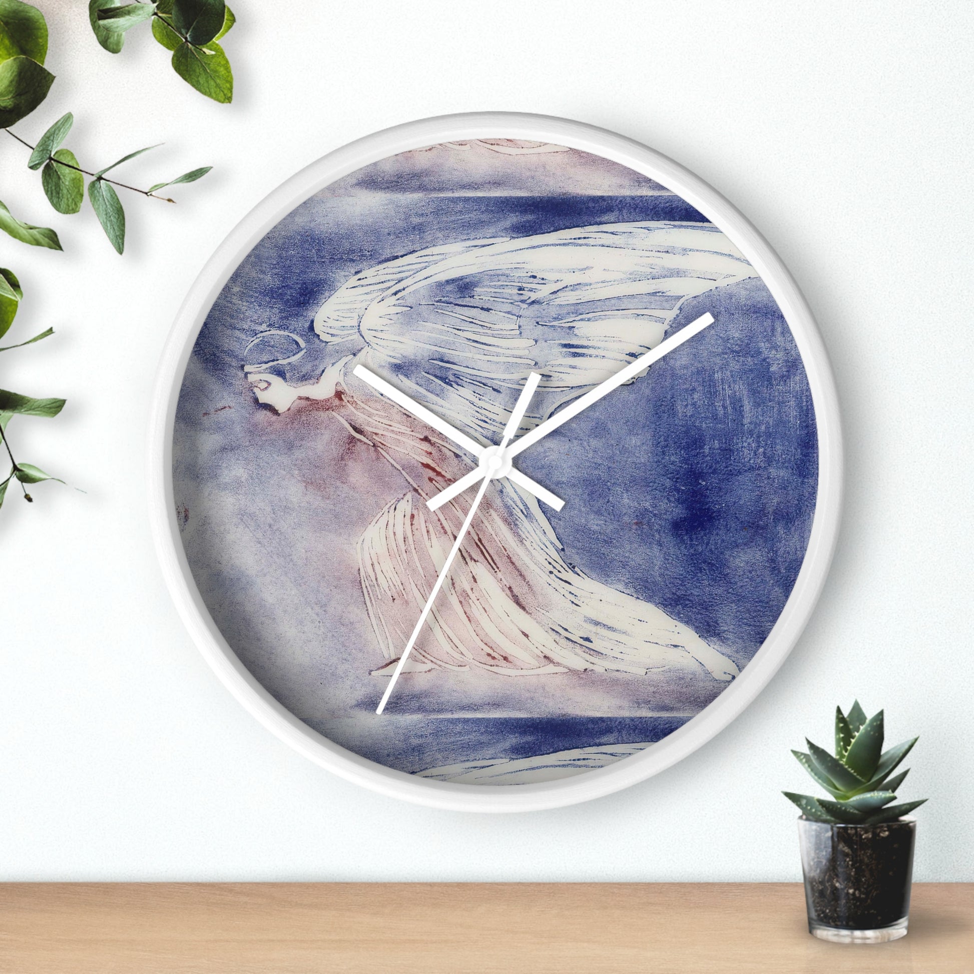 VENNY SOLDAN - BROFELDT - ENKELI, TANSSI - WOODEN WALL ART CLOCK